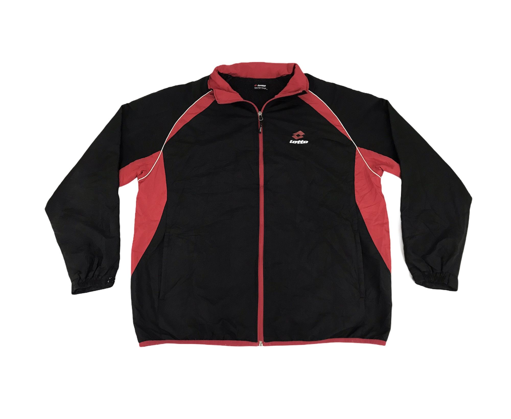 Lotto Sport Vintage Lotto Italian Sport Brand Bomber Jacket Fleece Size US XL / EU 56 / 4 - 1 Thumbnail