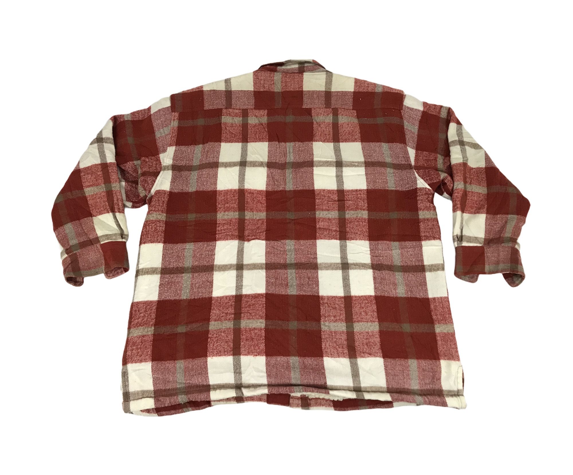 Flannel Vintage Style Ramjet Plaid Check Sherpa Inner Lined Flannel Size US XL / EU 56 / 4 - 2 Thumbnail