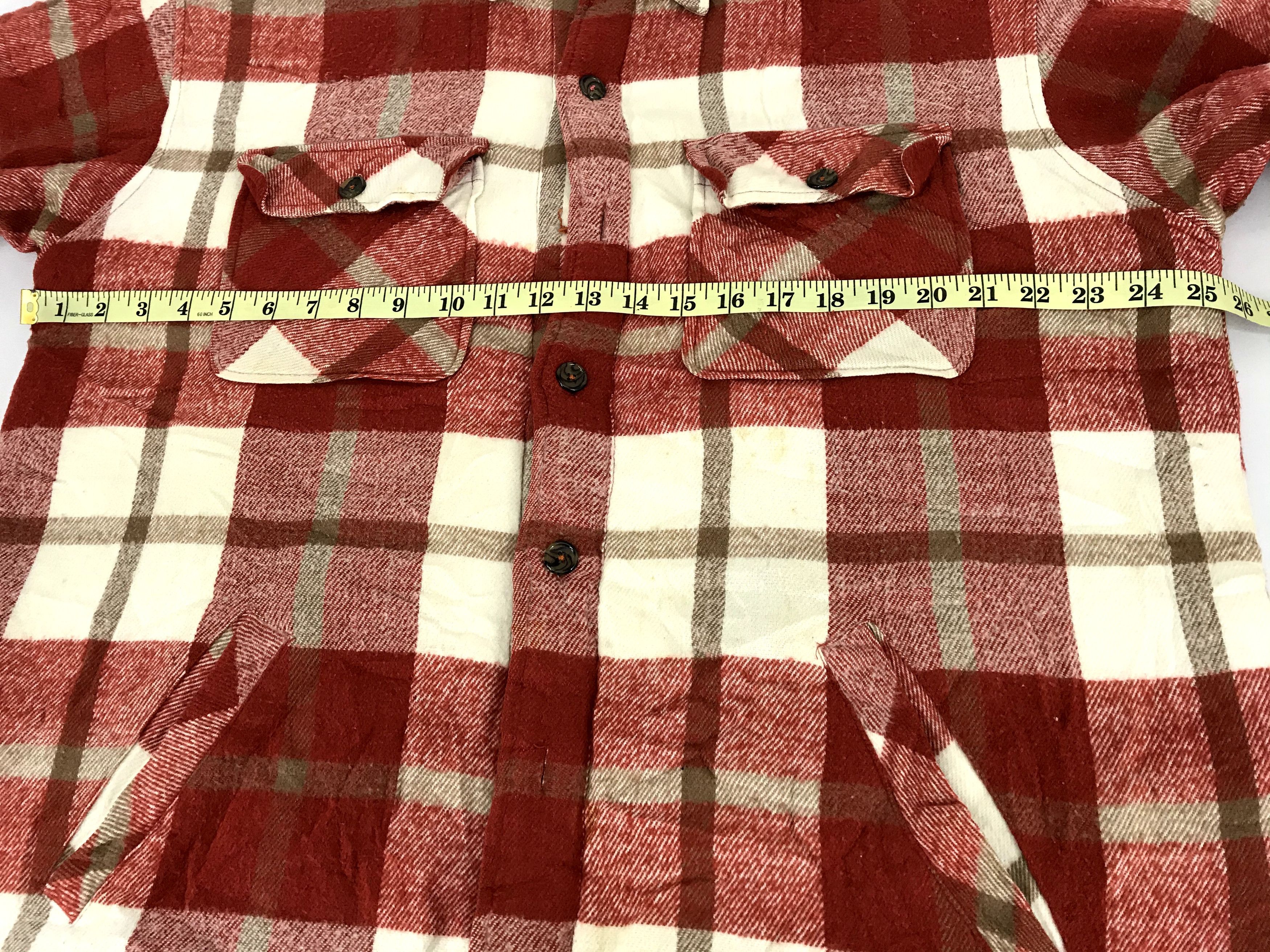 Flannel Vintage Style Ramjet Plaid Check Sherpa Inner Lined Flannel Size US XL / EU 56 / 4 - 10 Thumbnail