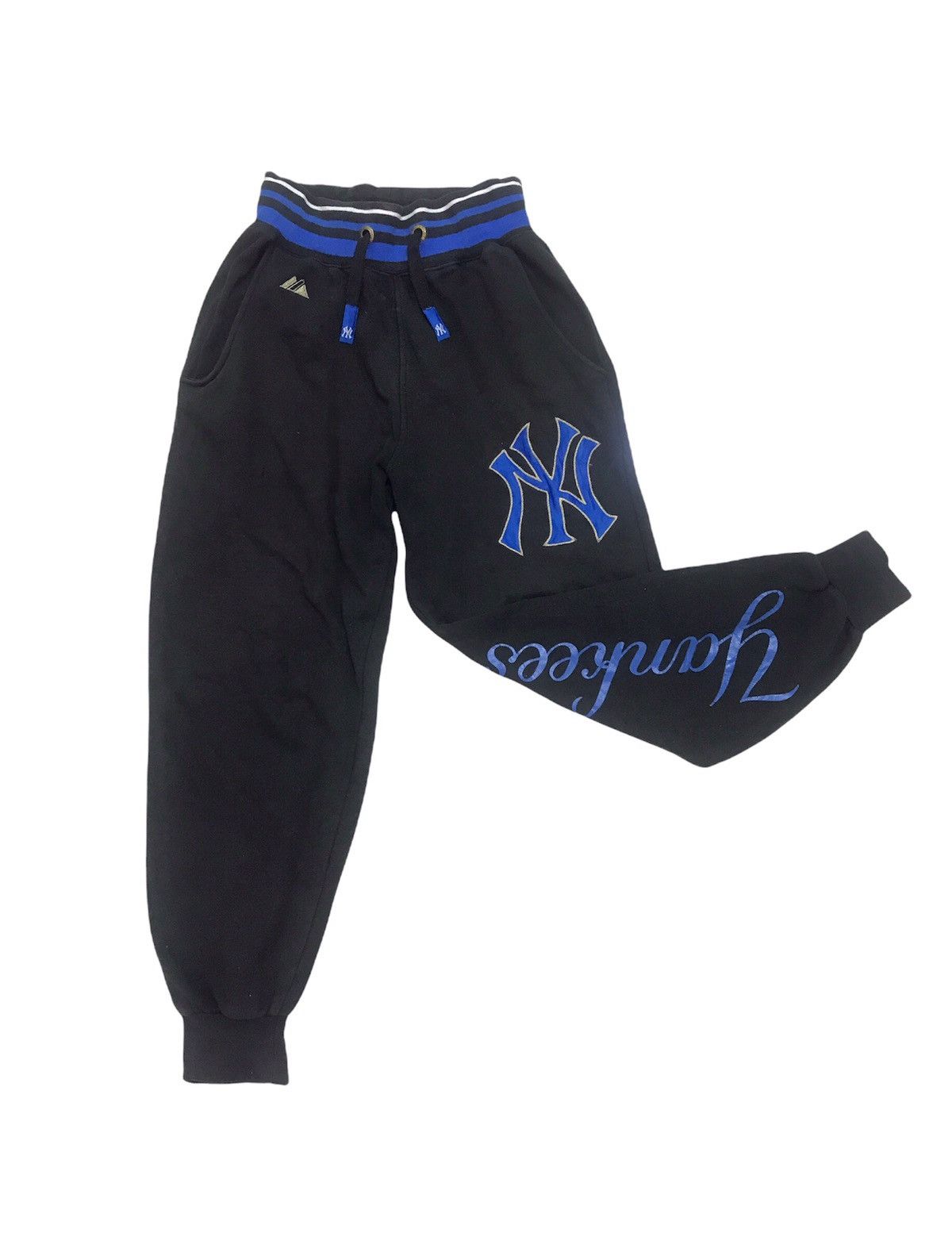 Cooperstown Collection × MLB × New York Yankees Vintage Rare New York Yankees Jogger Pants Big Logo MLB Size US 34 / EU 50 - 1 Thumbnail