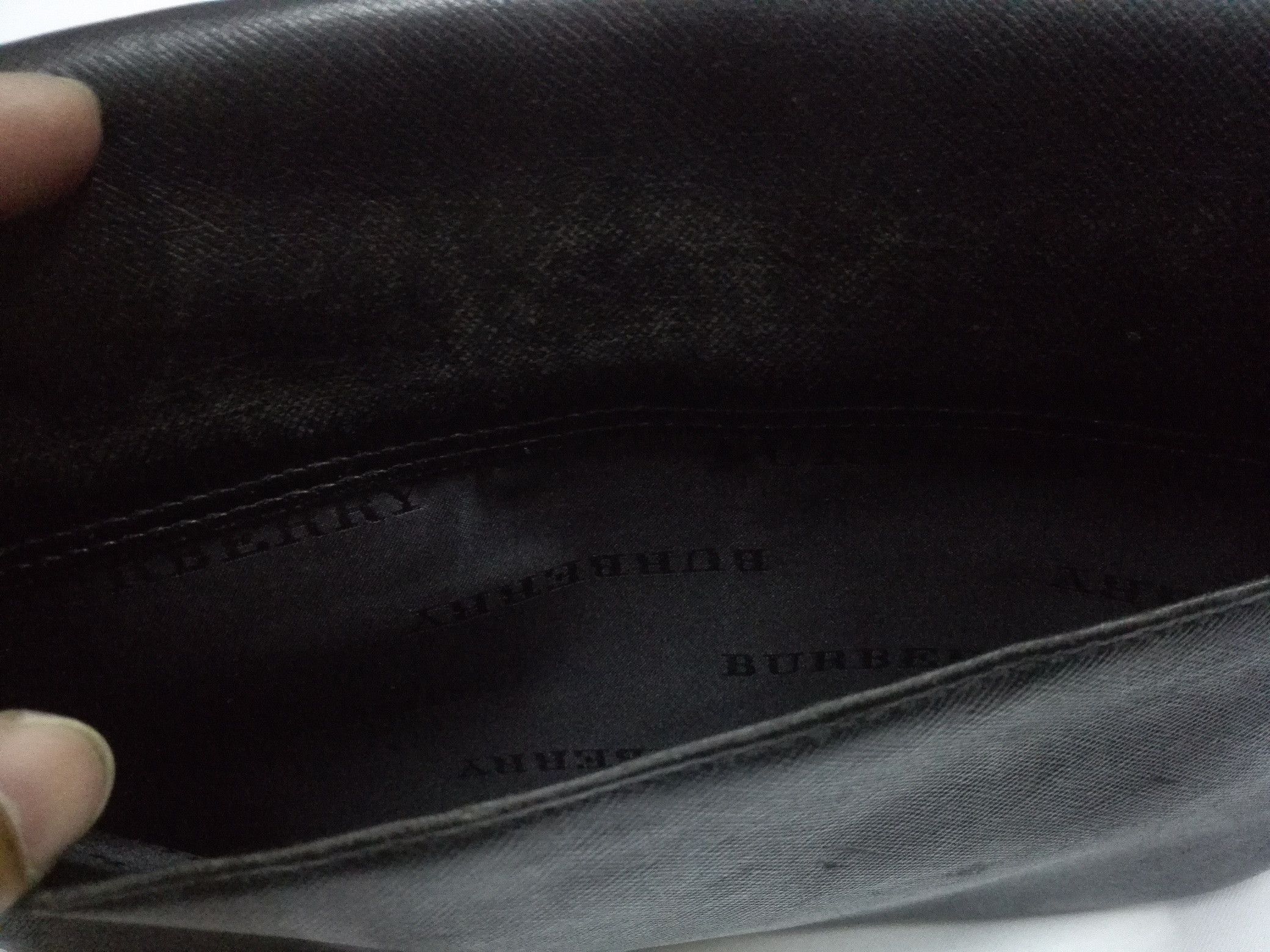 Burberry BURBERRY Clutch Bag Leather Size ONE SIZE - 8 Thumbnail