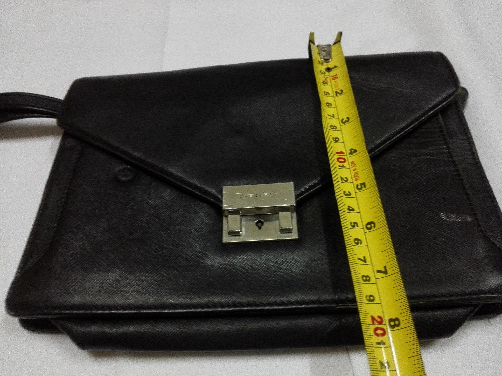 Burberry BURBERRY Clutch Bag Leather Size ONE SIZE - 12 Thumbnail