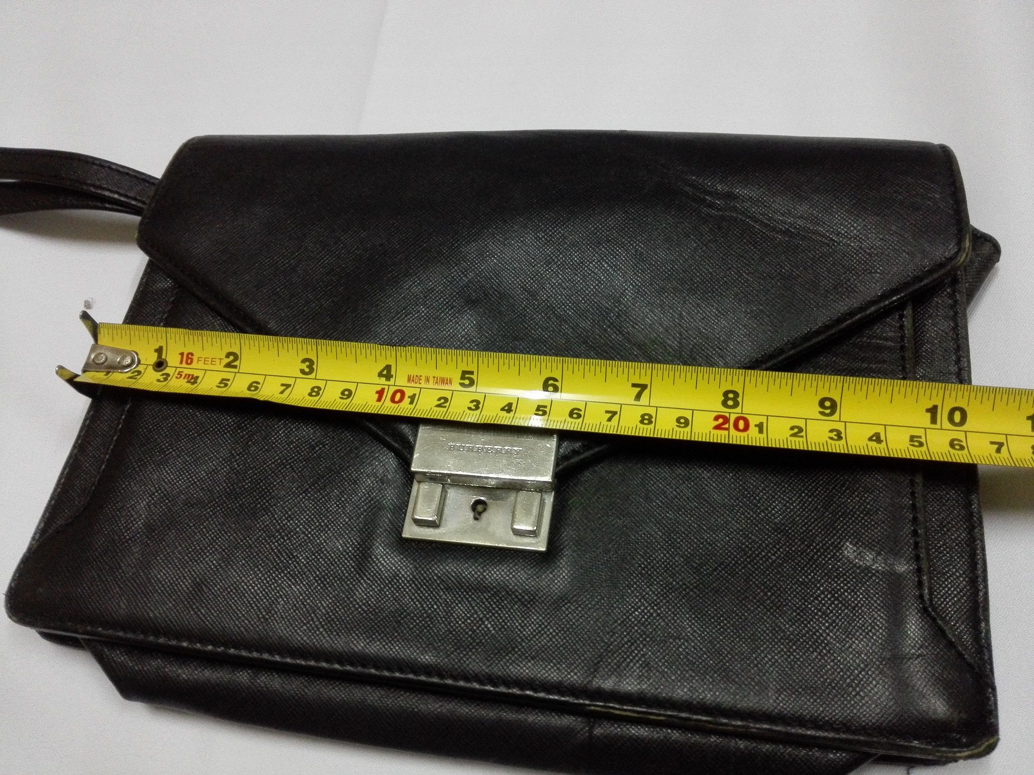 Burberry BURBERRY Clutch Bag Leather Size ONE SIZE - 11 Thumbnail