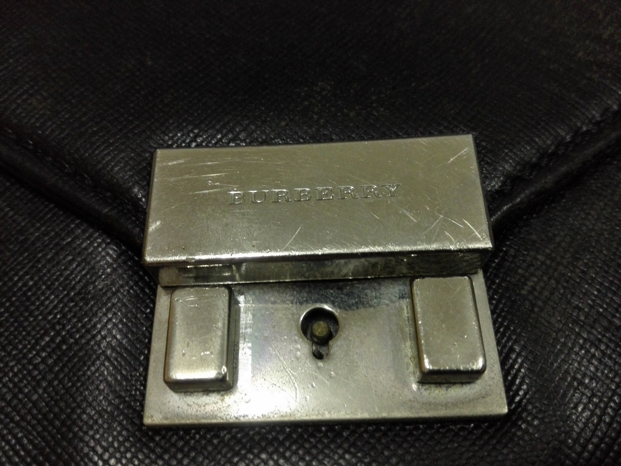 Burberry BURBERRY Clutch Bag Leather Size ONE SIZE - 2 Thumbnail