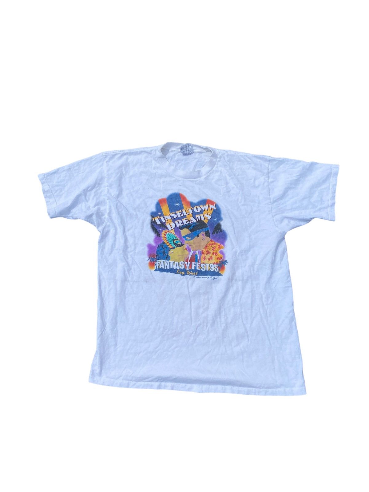 Vintage Vintage fantasy fest keywest 1995 T-shirt art Size US XL / EU 56 / 4 - 1 Thumbnail