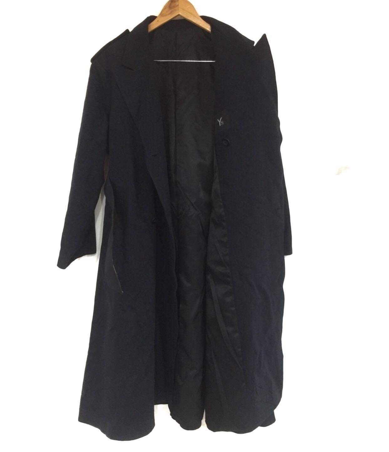 Yohji Yamamoto 🔥delete today🔥Yohji Yamamoto Trench Coat Parka Jacket Size US L / EU 52-54 / 3 - 4 Thumbnail