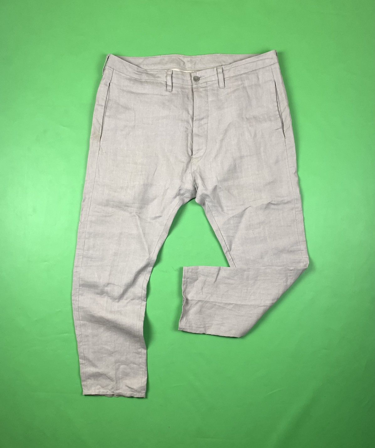 Poeme Bohemien SS 20 Poeme Bohemien 100% Linen Pants Size US 36 / EU 52 - 1 Thumbnail