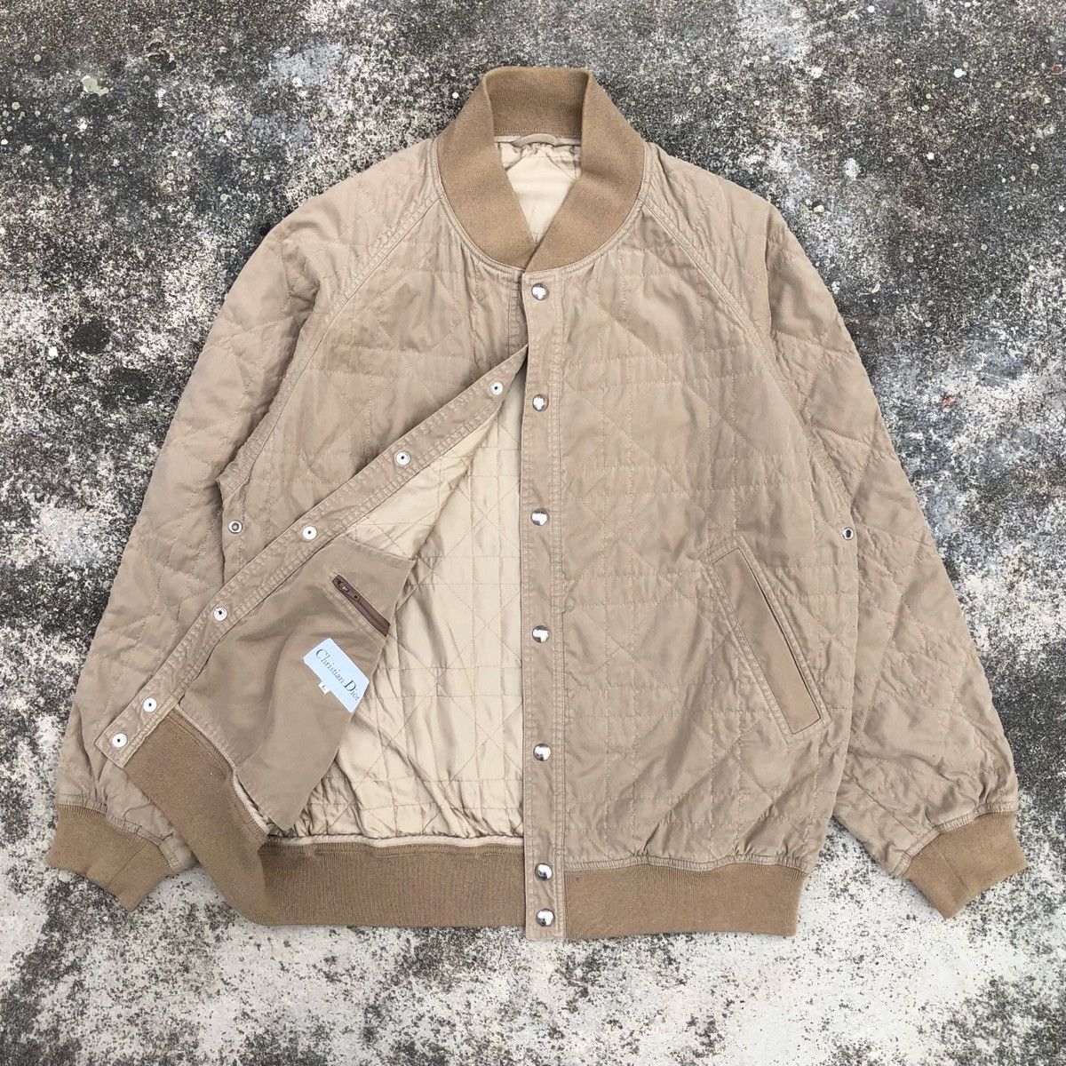 Christian Dior Monsieur Vintage Christian Dior Quilted Bomber Jacket Size US L / EU 52-54 / 3 - 3 Thumbnail
