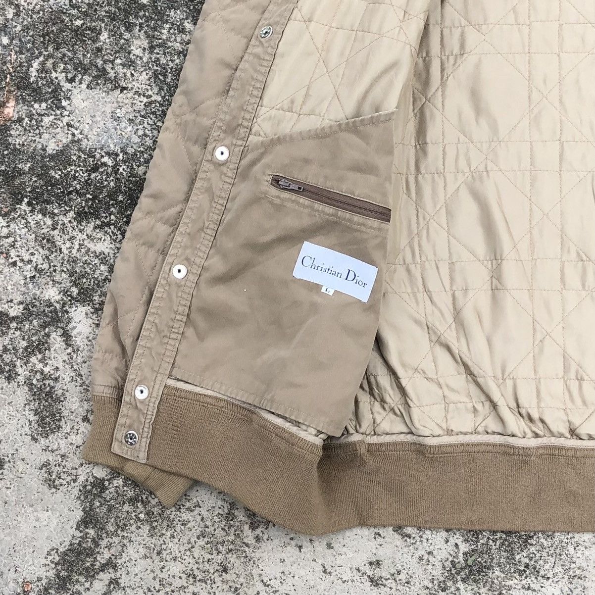 Christian Dior Monsieur Vintage Christian Dior Quilted Bomber Jacket Size US L / EU 52-54 / 3 - 14 Thumbnail