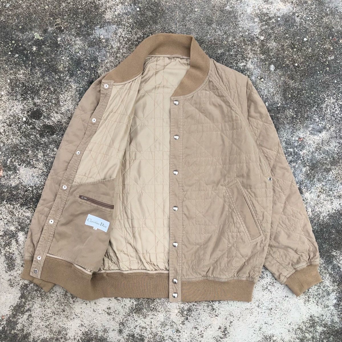 Christian Dior Monsieur Vintage Christian Dior Quilted Bomber Jacket Size US L / EU 52-54 / 3 - 1 Thumbnail
