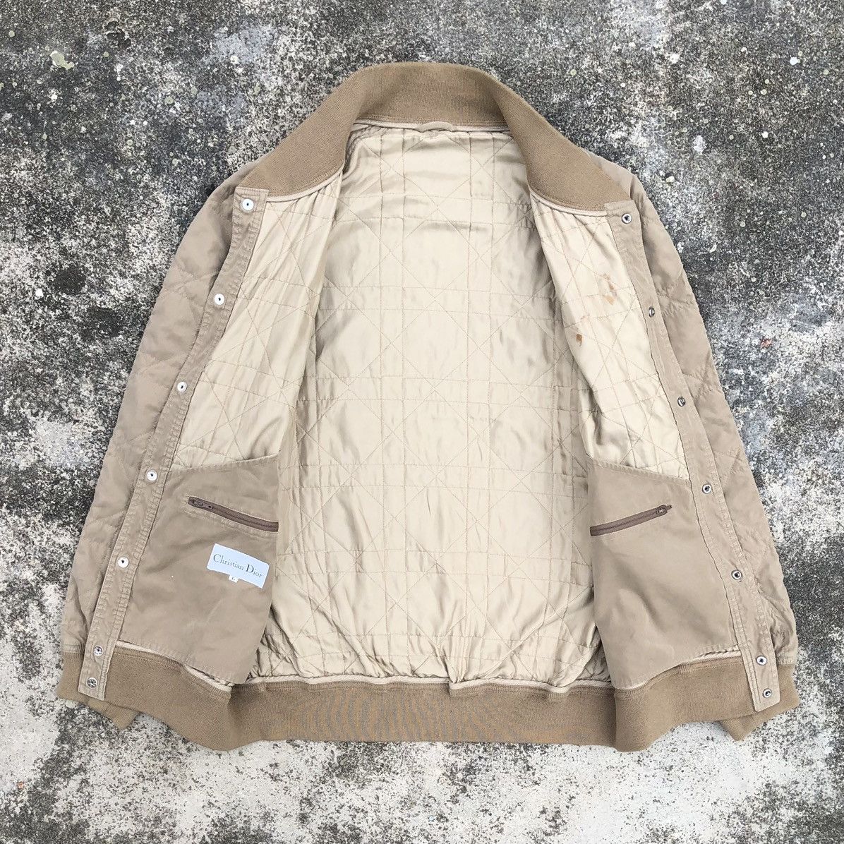 Christian Dior Monsieur Vintage Christian Dior Quilted Bomber Jacket Size US L / EU 52-54 / 3 - 8 Thumbnail