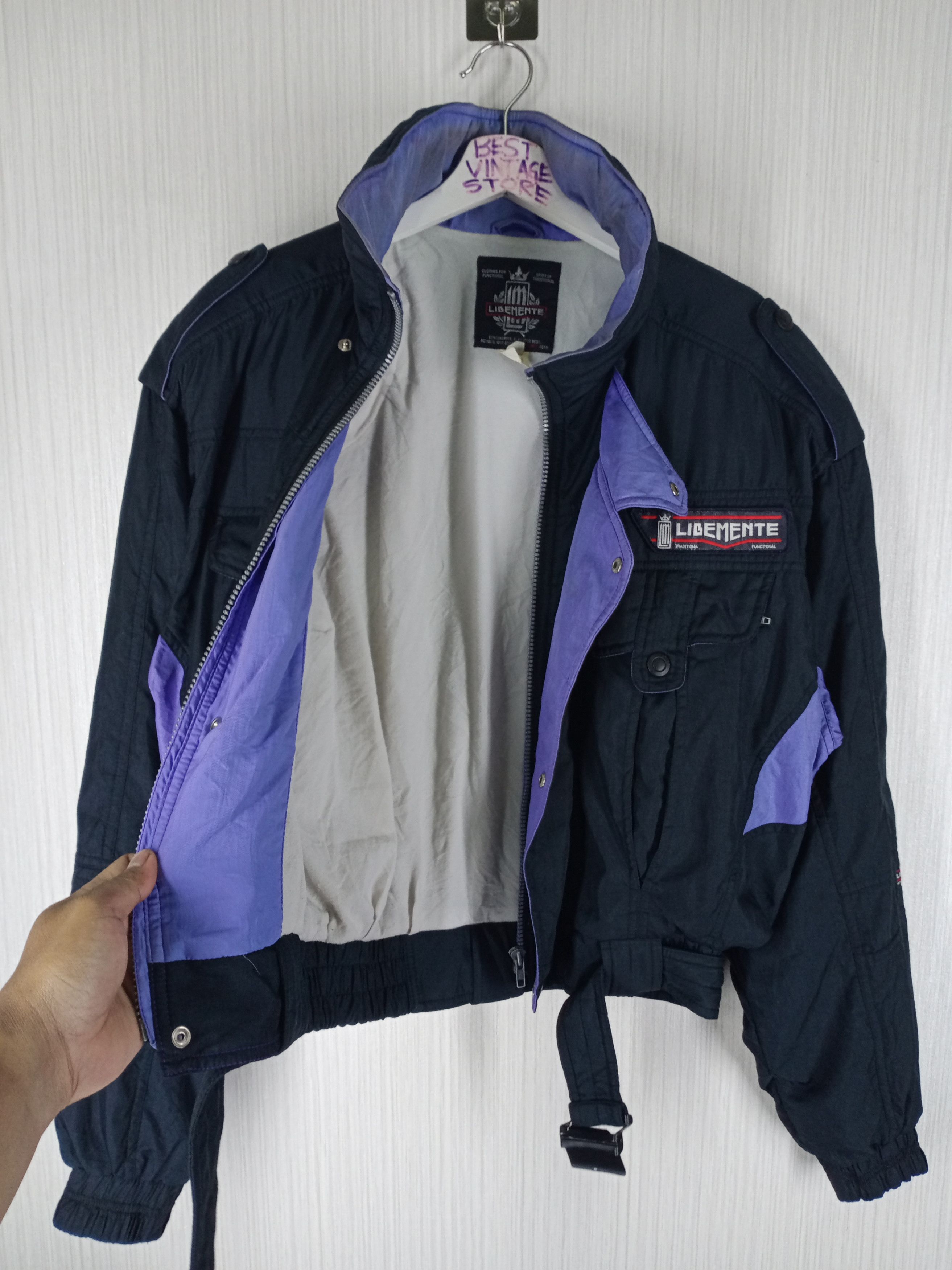 Japanese Brand Vintage 90s Libemente Racing Jacket Nice Design Size US M / EU 48-50 / 2 - 3 Thumbnail
