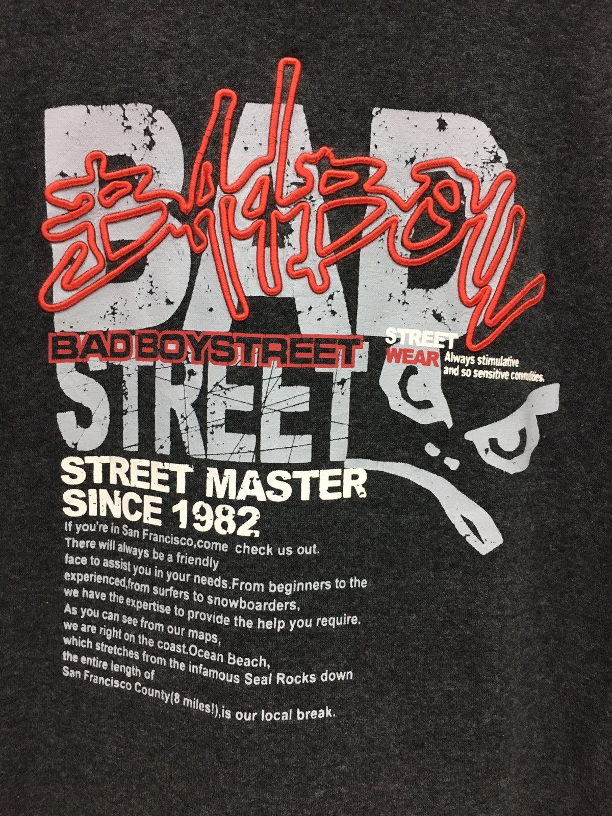 Other Vintage Bad Boy Big Logo Streetwear Sweatshirt Size US L / EU 52-54 / 3 - 3 Thumbnail