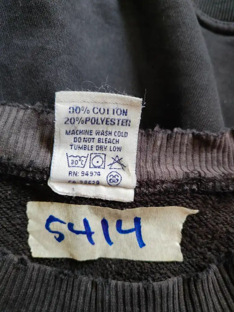 Stussy year 00' Stussy 21 USA Faded ripped Sweatshirt #5414 DL Size US L / EU 52-54 / 3 - 15 Thumbnail