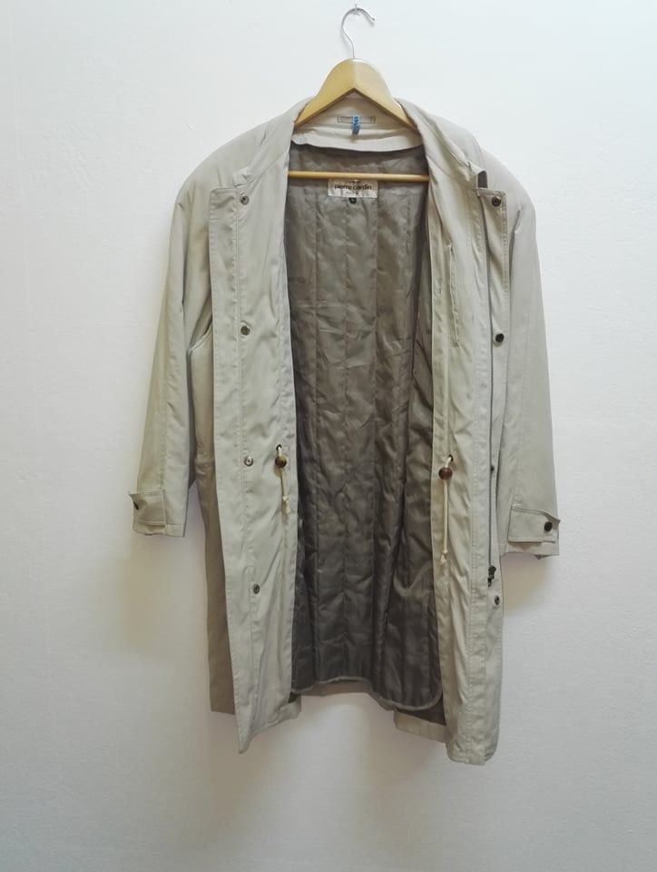 Pierre Cardin Vintage Pierre Cardin Paris Trench Long Coat (code 16) Size US L / EU 52-54 / 3 - 4 Thumbnail