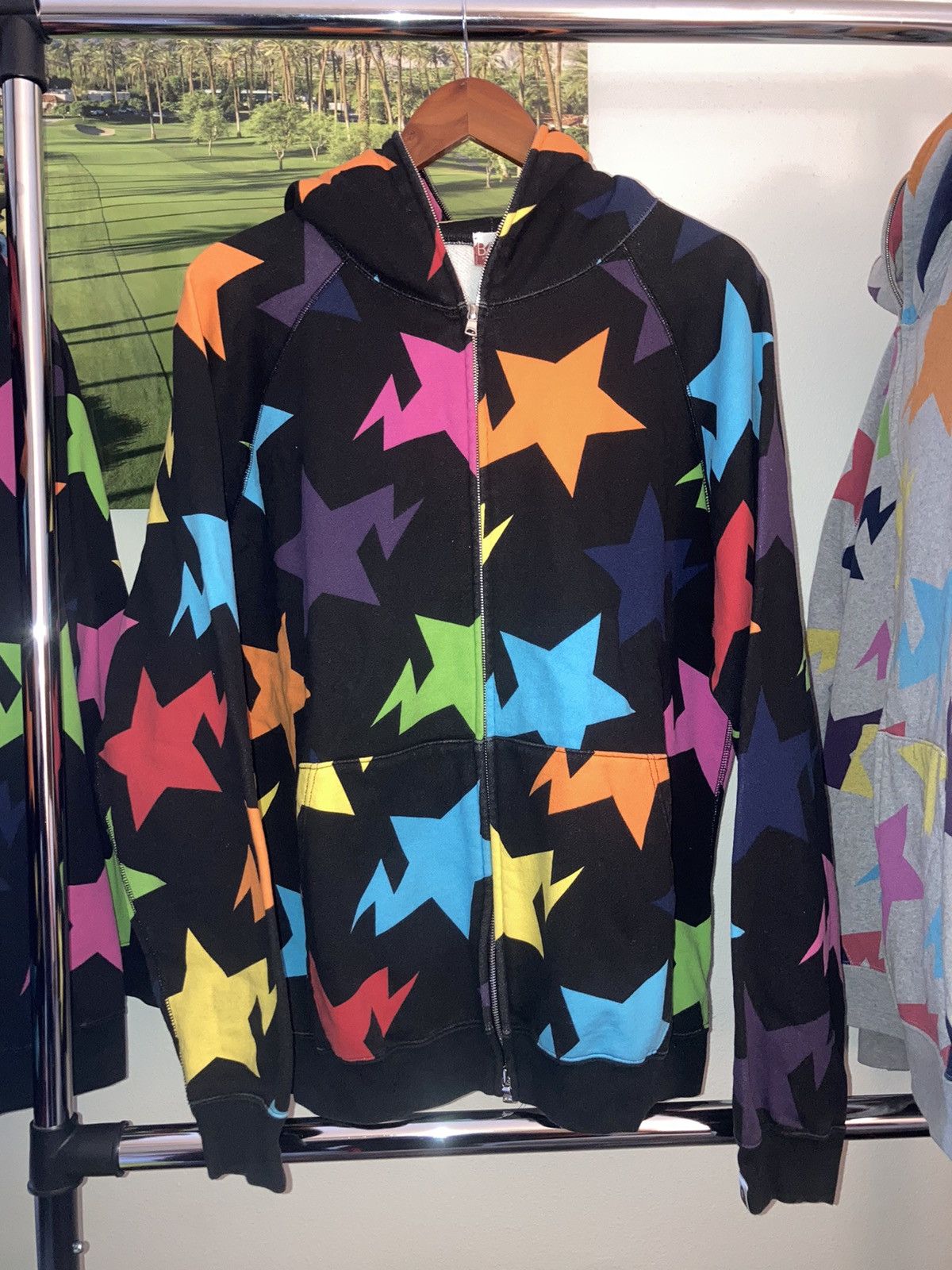 Bape × Nigo Bapesta Multicolor Full Zip Hoodie Size US L / EU 52-54 / 3 - 1 Thumbnail