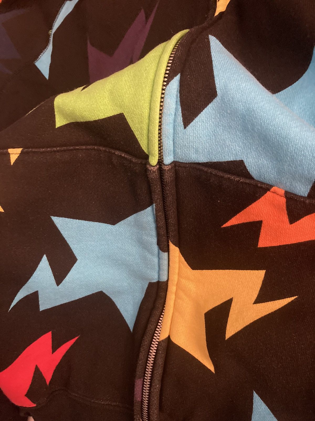 Bape × Nigo Bapesta Multicolor Full Zip Hoodie Size US L / EU 52-54 / 3 - 6 Thumbnail
