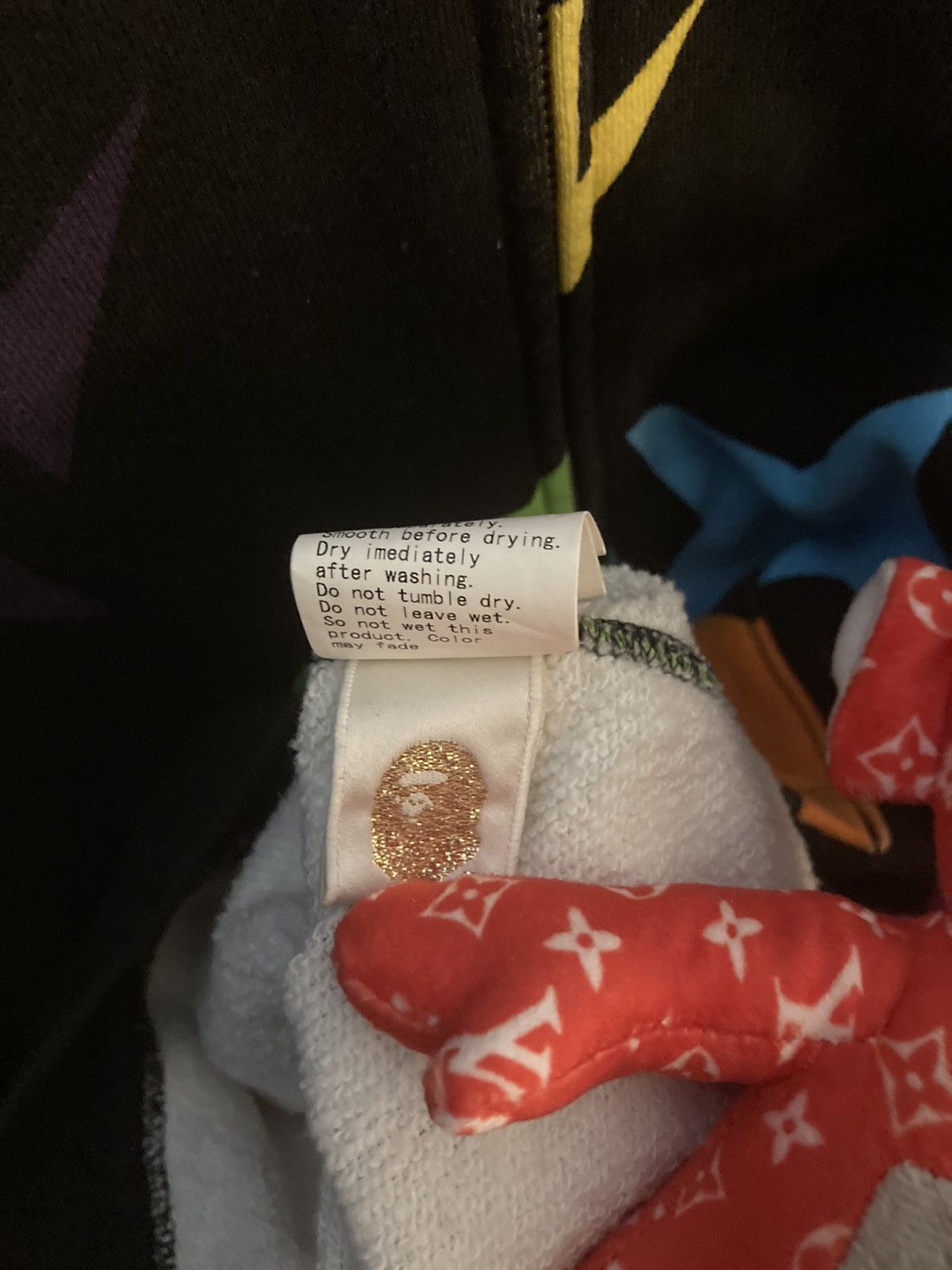 Bape × Nigo Bapesta Multicolor Full Zip Hoodie Size US L / EU 52-54 / 3 - 12 Thumbnail