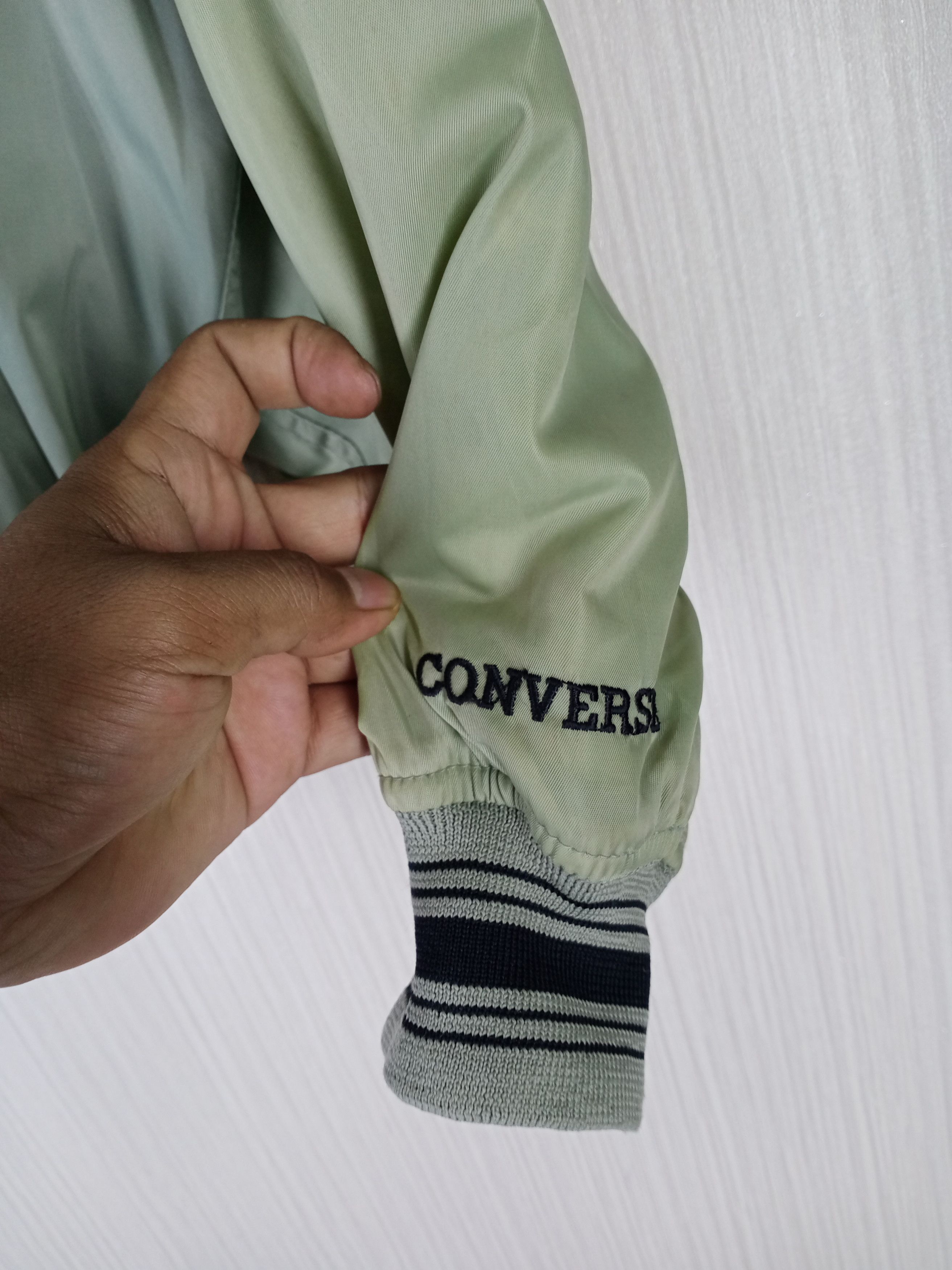 Converse VINTAGE CONVERSE BIG LOGO BOMBER JACKET DISTRESSED Size US XL / EU 56 / 4 - 7 Thumbnail