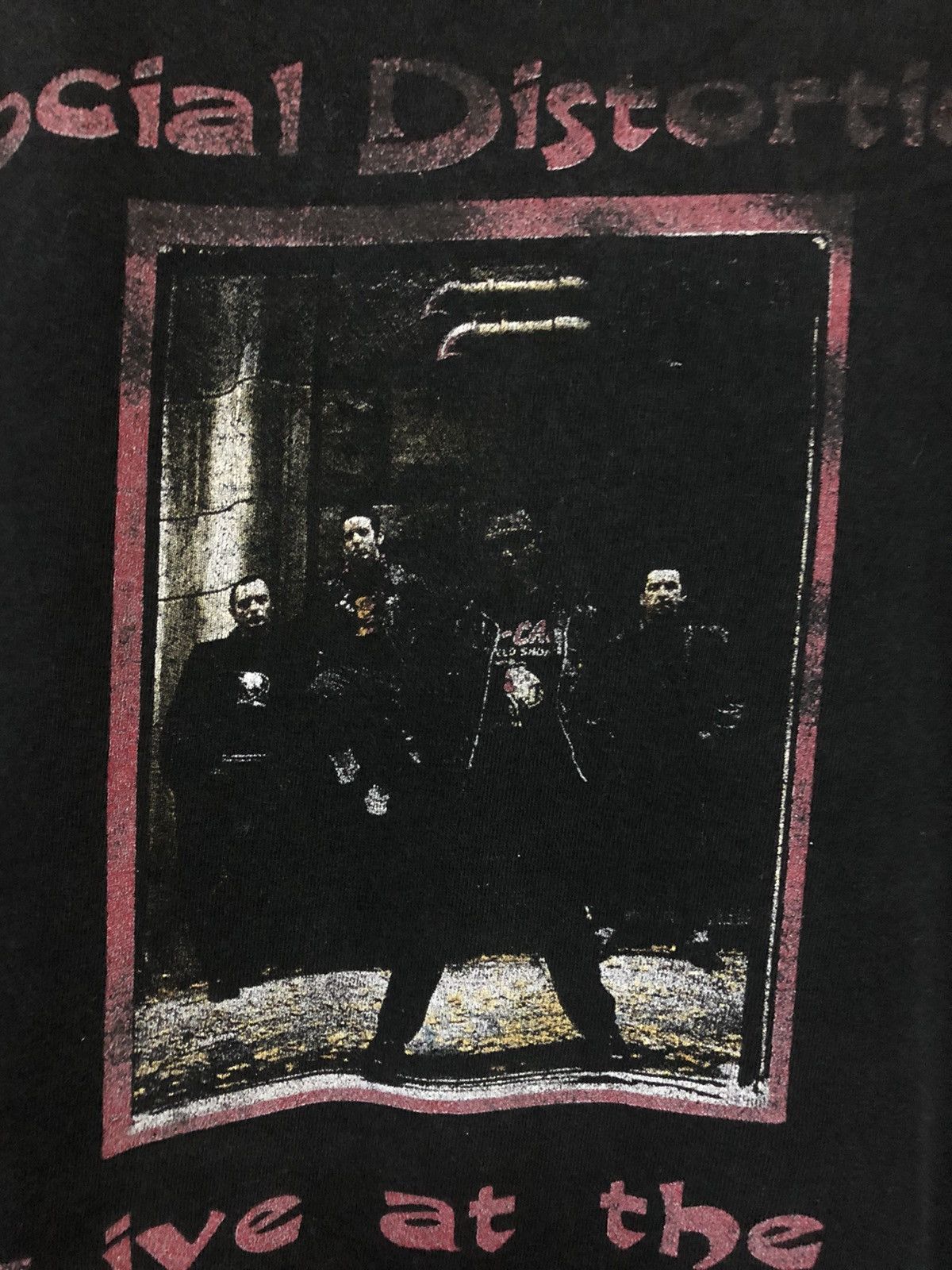 Band Tees × Vintage Vintage Social Distortion Punk Rock Band Very Rare T Shirt Size US XL / EU 56 / 4 - 10 Thumbnail
