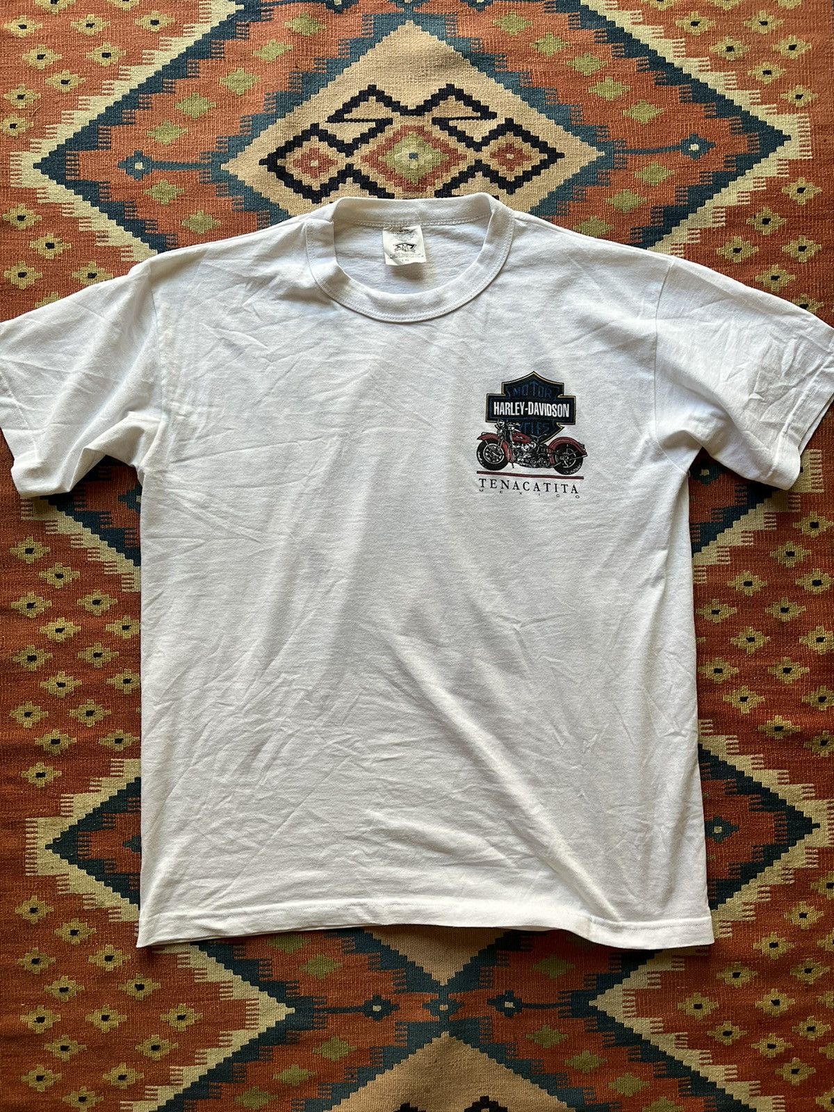 Harley Davidson × Vintage Vintage Harley Davidson Mexico graphic shirt Size US L / EU 52-54 / 3 - 2 Thumbnail
