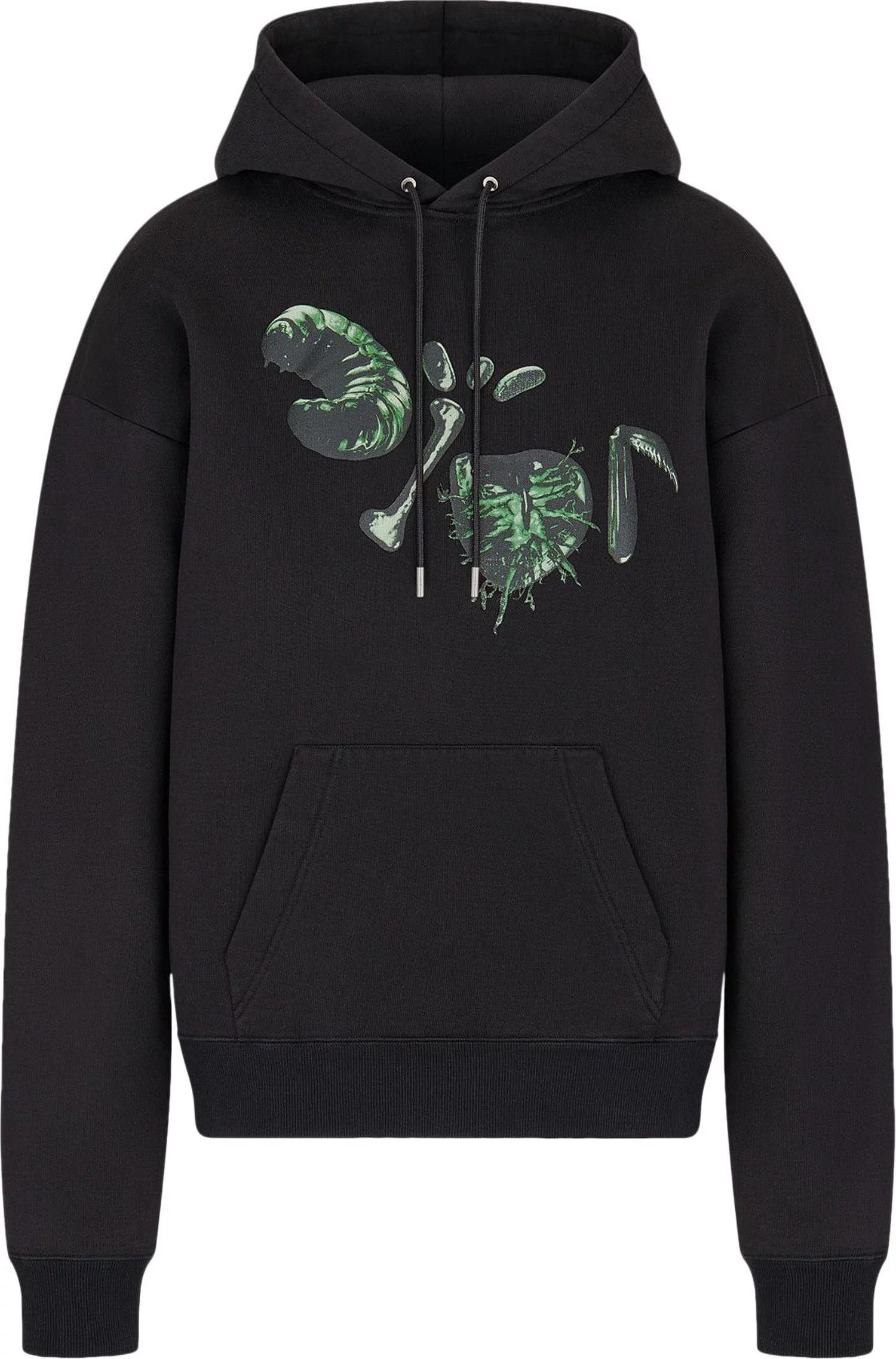Dior × Travis Scott o1w1odb1y Oversized Hooded Sweatshirt in Black Size US M / EU 48-50 / 2 - 1 Thumbnail