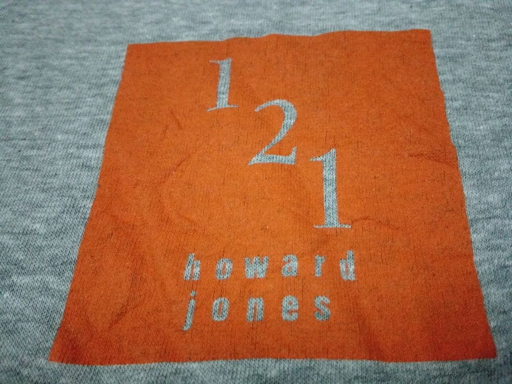 Vintage VINTAGE 80s HOWARD JONES Paper Thin TOUR 1987 Size US L / EU 52-54 / 3 - 4 Thumbnail