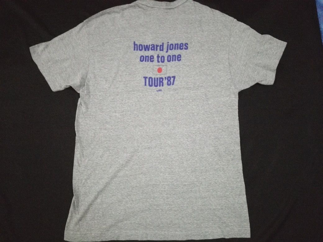 Vintage VINTAGE 80s HOWARD JONES Paper Thin TOUR 1987 Size US L / EU 52-54 / 3 - 1 Thumbnail