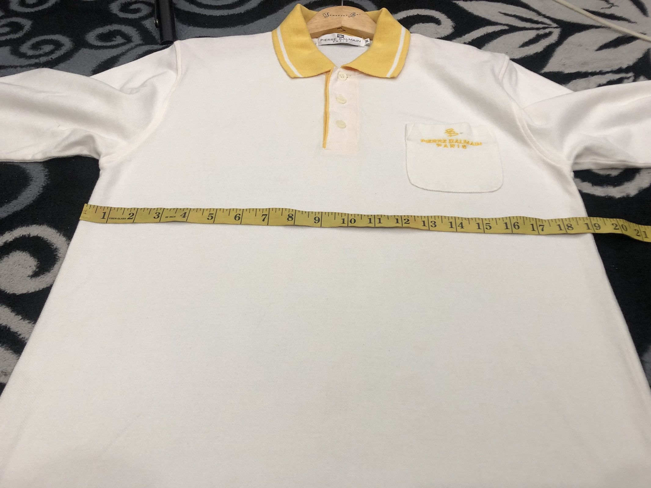Pierre Balmain Pierre Balmain Long Sleeve Polo Shirt Size US M / EU 48-50 / 2 - 9 Thumbnail