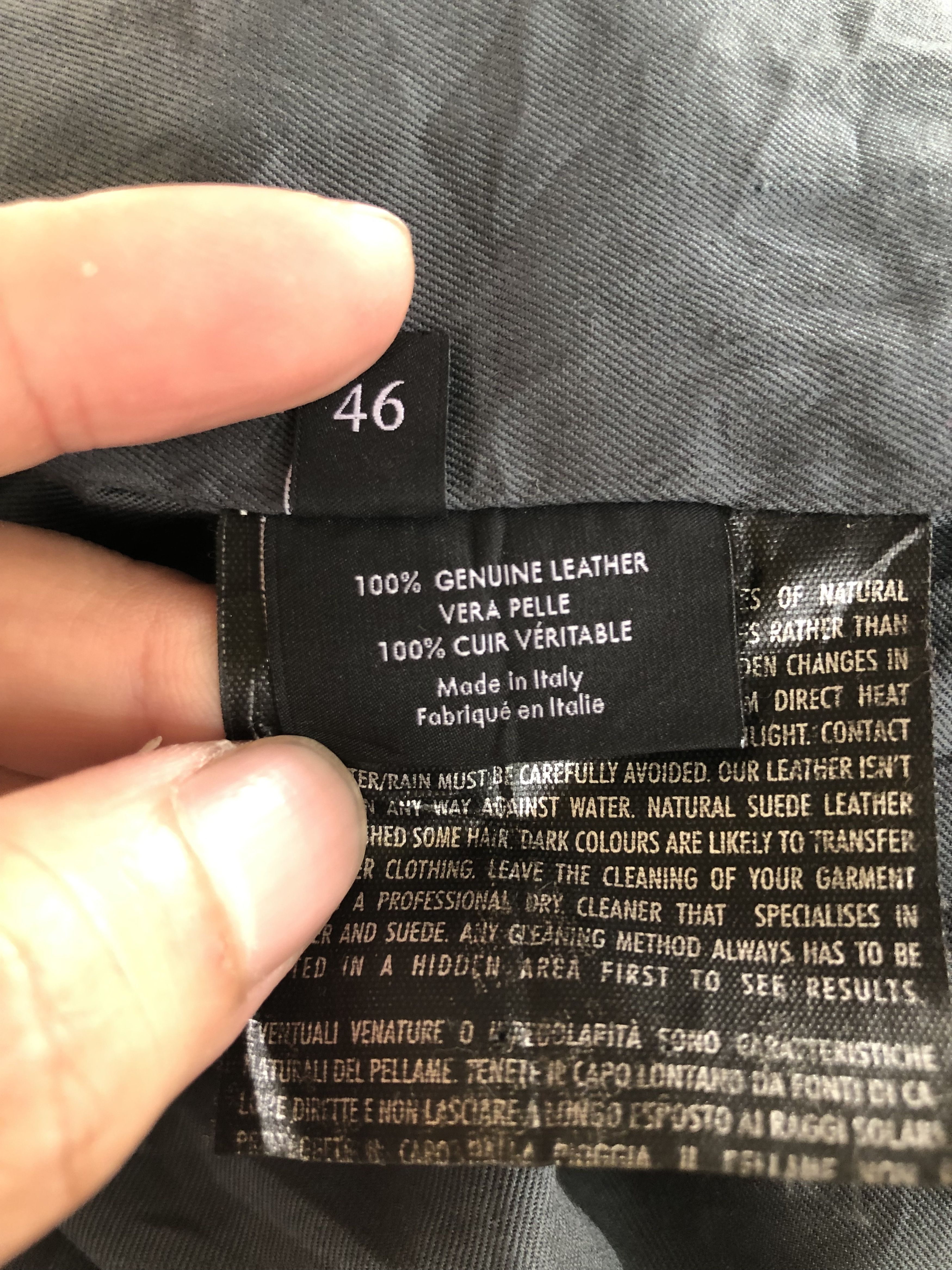 Gucci SUEDE LEATHER FRONT BOMBER BLACK GREY Size US M / EU 48-50 / 2 - 14 Thumbnail
