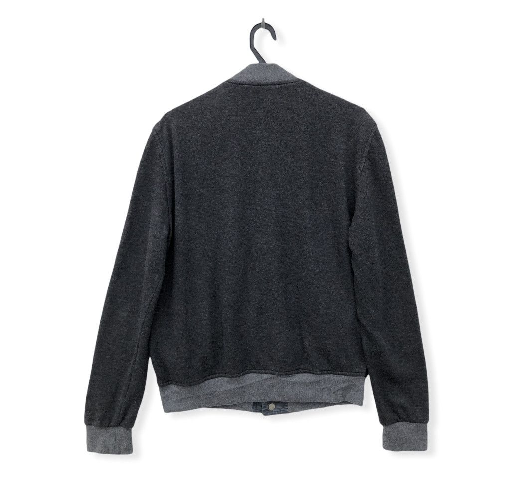 Gucci SUEDE LEATHER FRONT BOMBER BLACK GREY Size US M / EU 48-50 / 2 - 2 Thumbnail