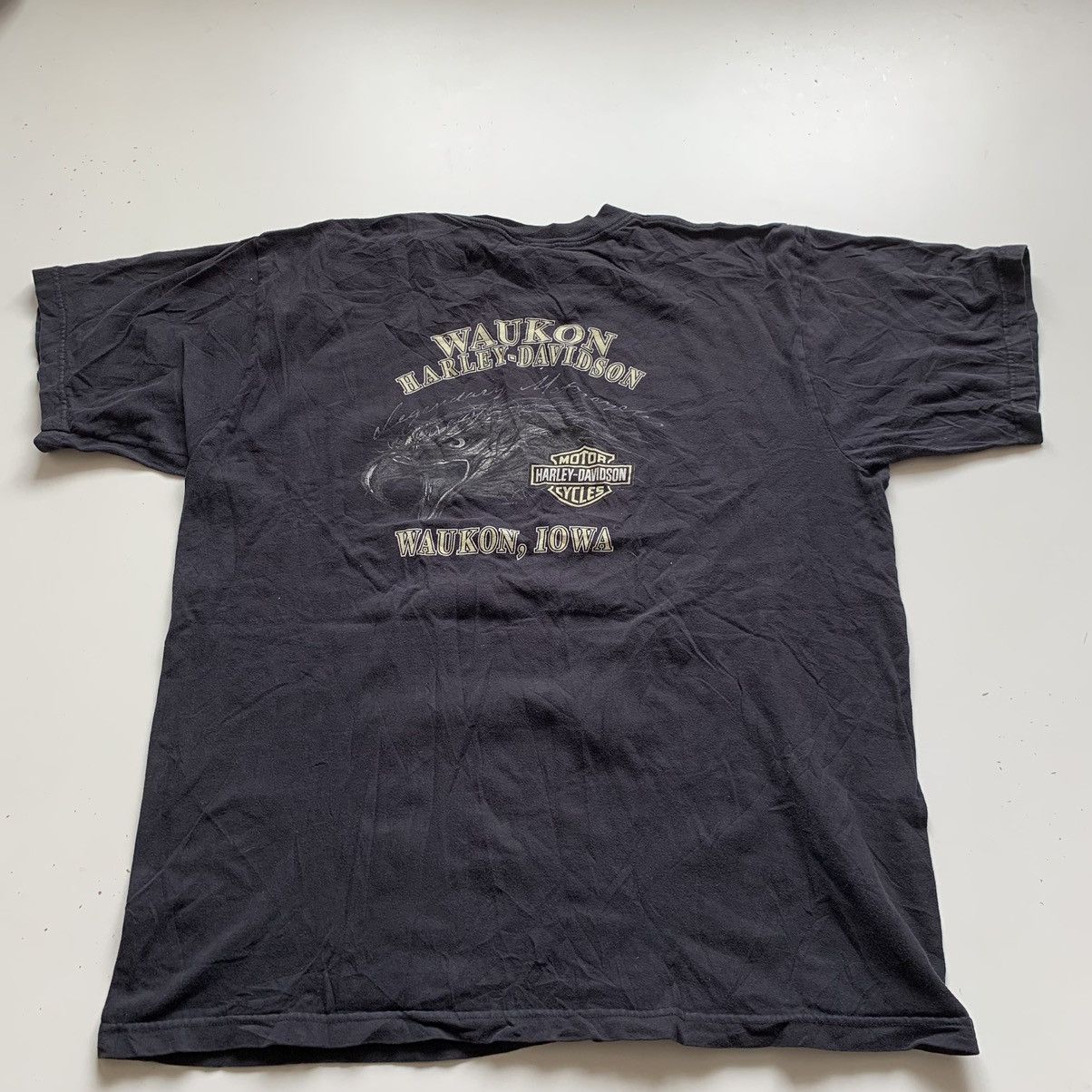 Harley Davidson Vintage 2000s Harley Davidson Motorcycle Graphic T Shirt XL Size US XL / EU 56 / 4 - 3 Thumbnail