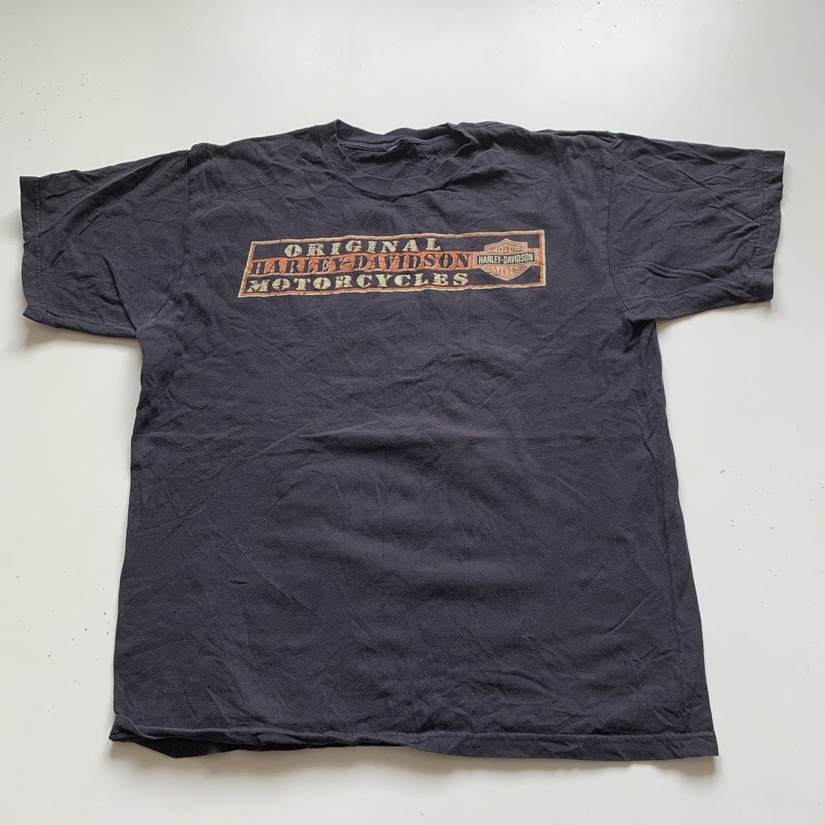 Harley Davidson Vintage 2000s Harley Davidson Motorcycle Graphic T Shirt XL Size US XL / EU 56 / 4 - 1 Thumbnail