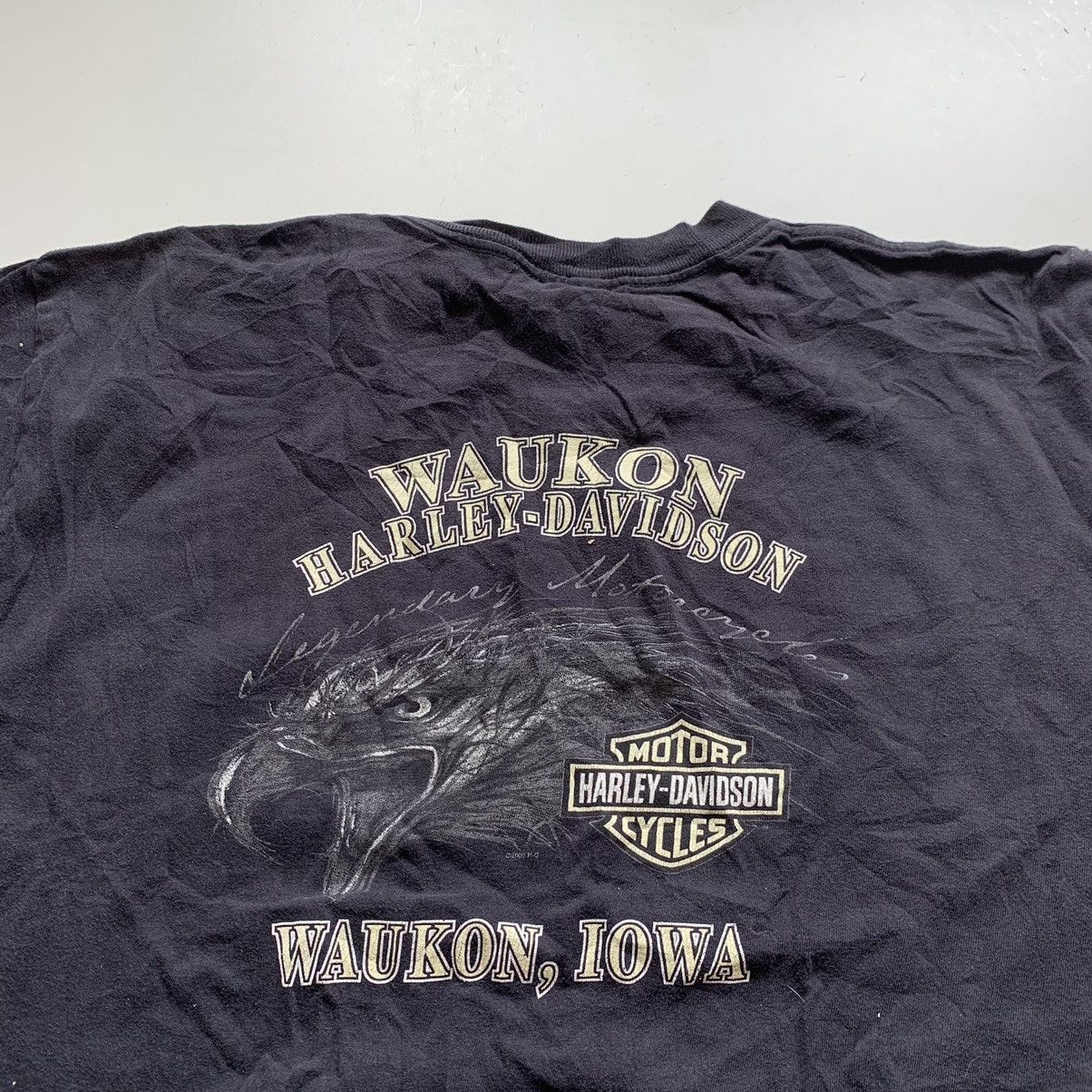 Harley Davidson Vintage 2000s Harley Davidson Motorcycle Graphic T Shirt XL Size US XL / EU 56 / 4 - 4 Thumbnail