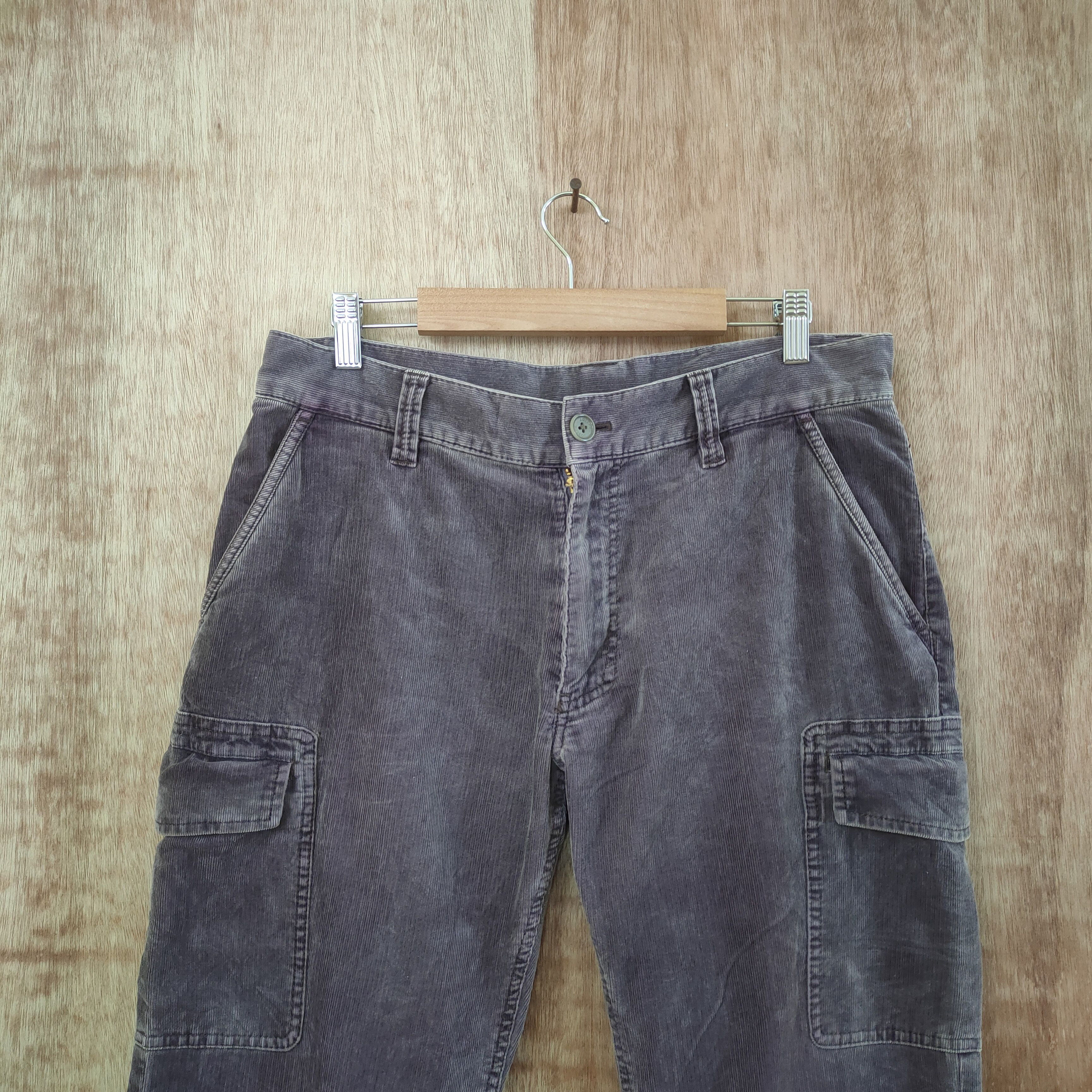 JOSEPH HOMME × Vintage VINTAGE JOSEPH HOMME CORDUROY FADED CARGO PANTS Size US 32 / EU 48 - 2 Thumbnail