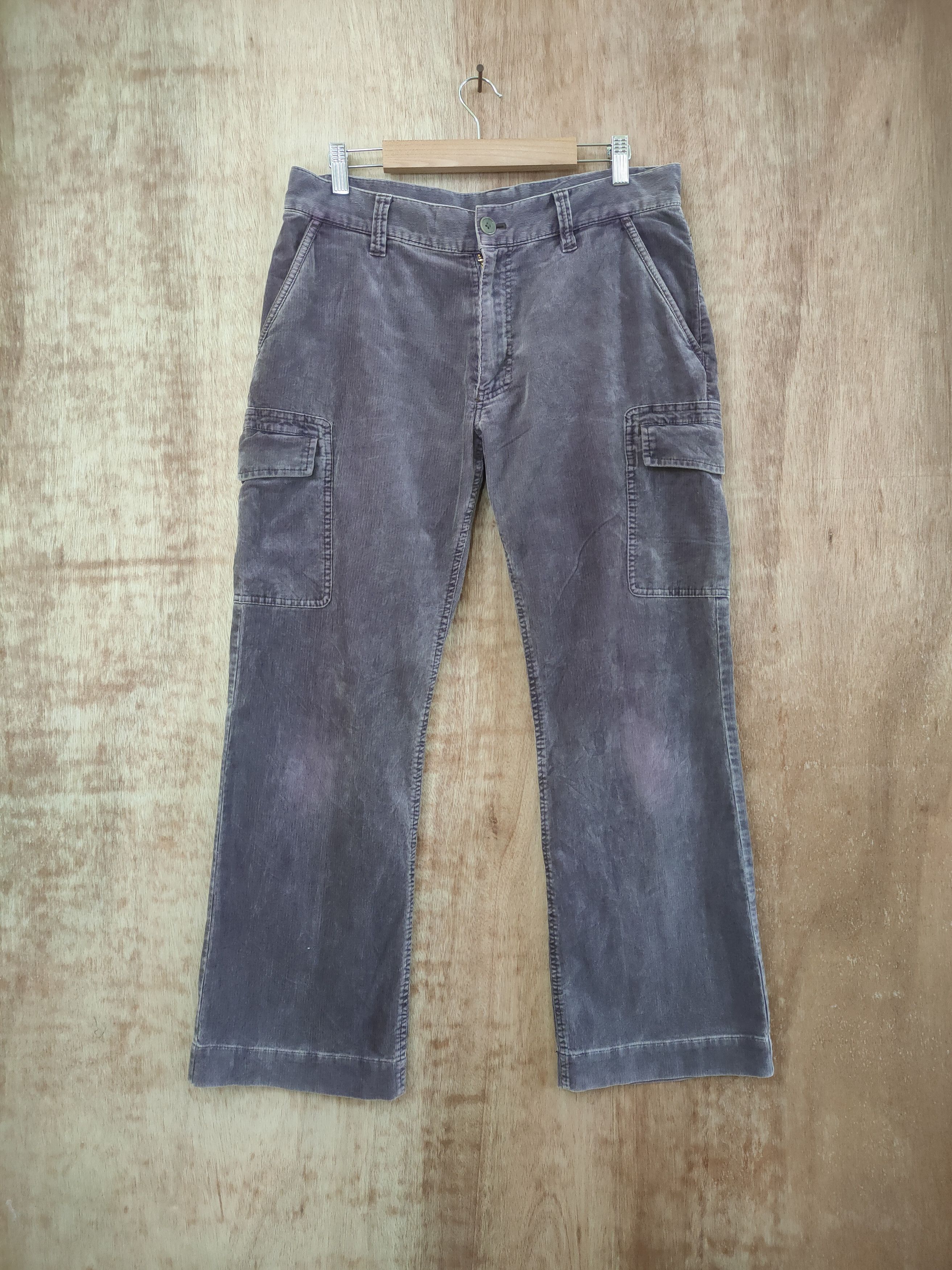 image of Corduroi Club x Joseph Homme Vintage Joseph Homme Corduroy Faded Cargo Pants in Purple (Size 32)