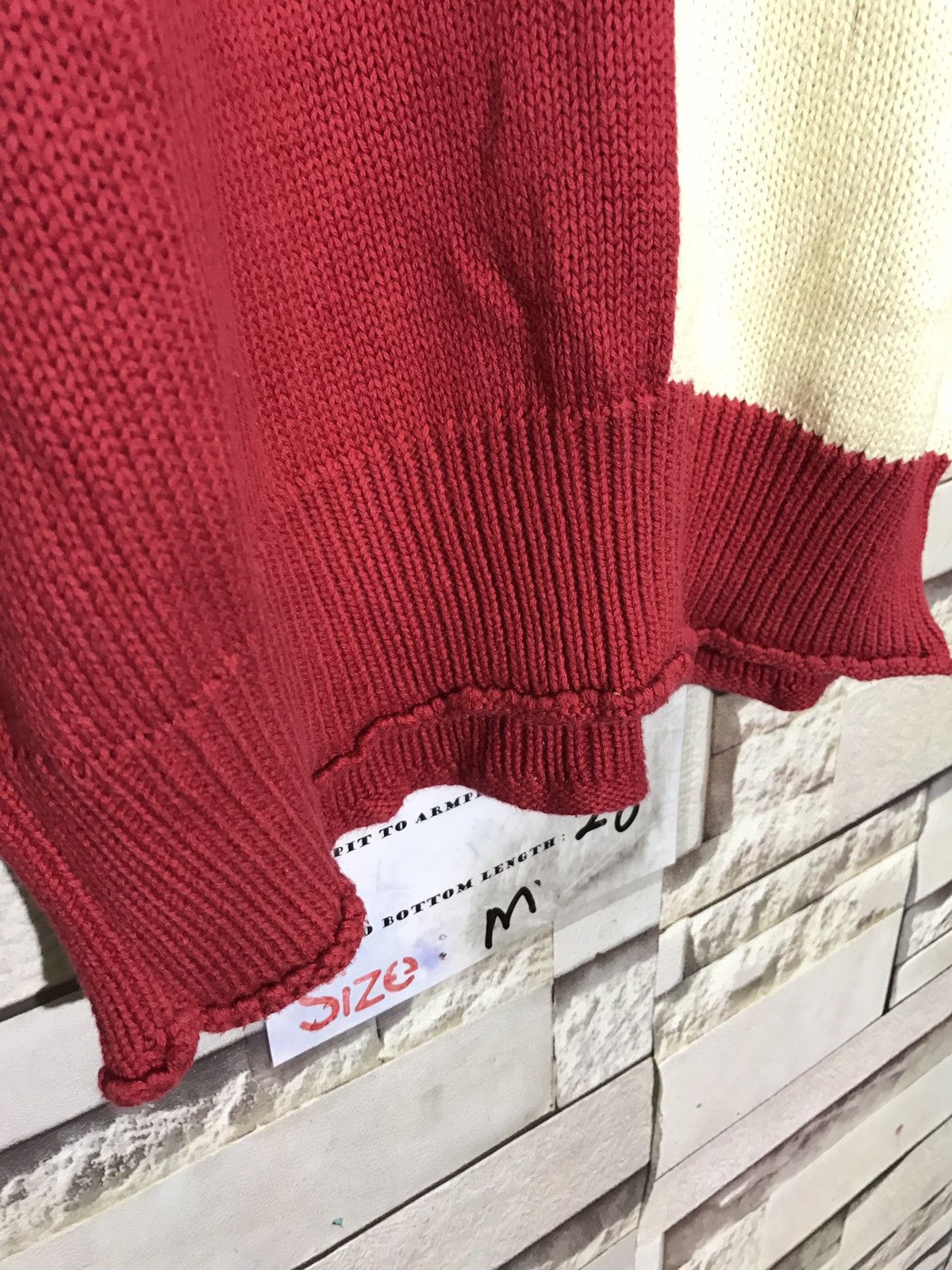 Nautica × Vintage Nautica Two Tone Colour Knit Sweaters Size US M / EU 48-50 / 2 - 7 Thumbnail