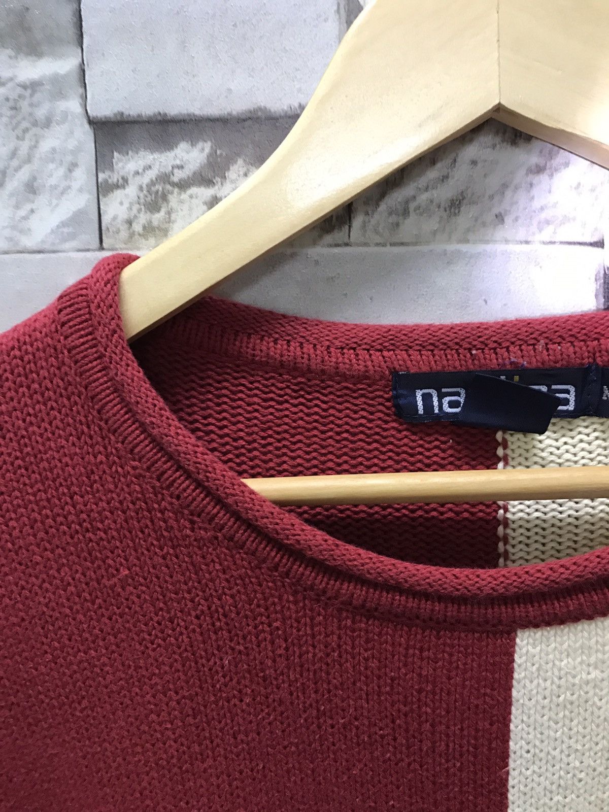 Nautica × Vintage Nautica Two Tone Colour Knit Sweaters Size US M / EU 48-50 / 2 - 4 Thumbnail