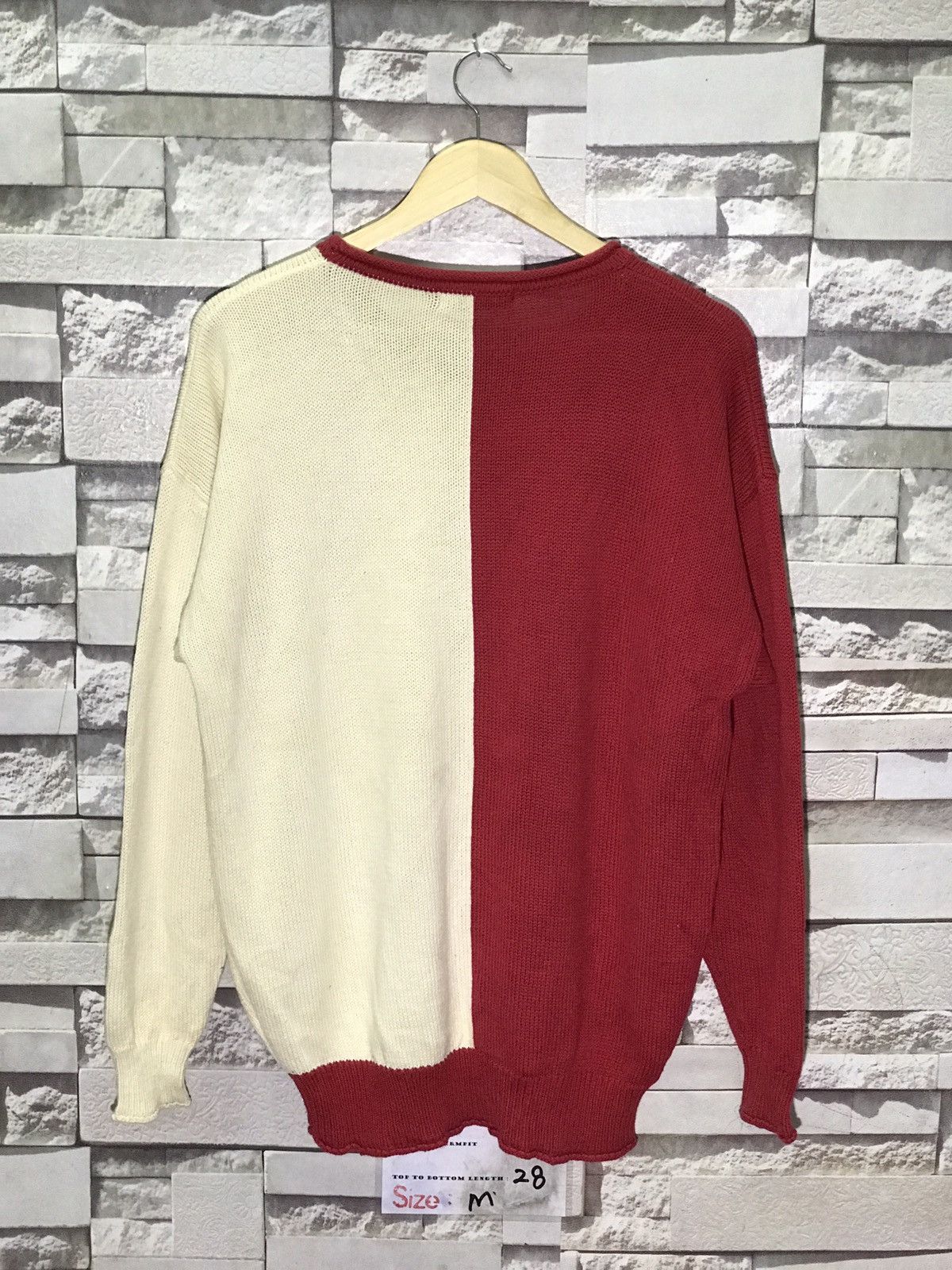 Nautica × Vintage Nautica Two Tone Colour Knit Sweaters Size US M / EU 48-50 / 2 - 2 Thumbnail