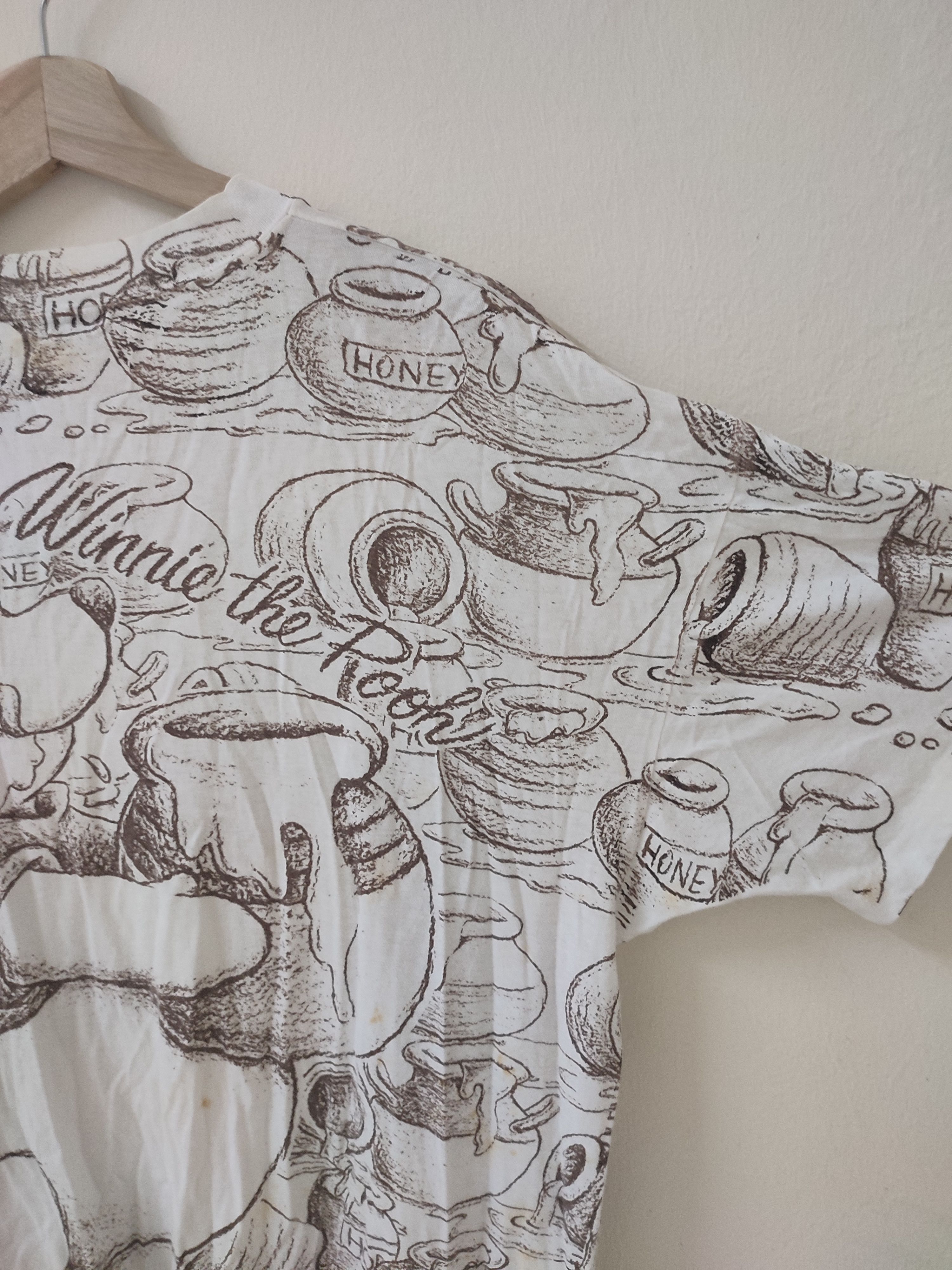 Disney × Vintage 90s Single Stitch Pooh Overprint Tees Size US XL / EU 56 / 4 - 3 Thumbnail