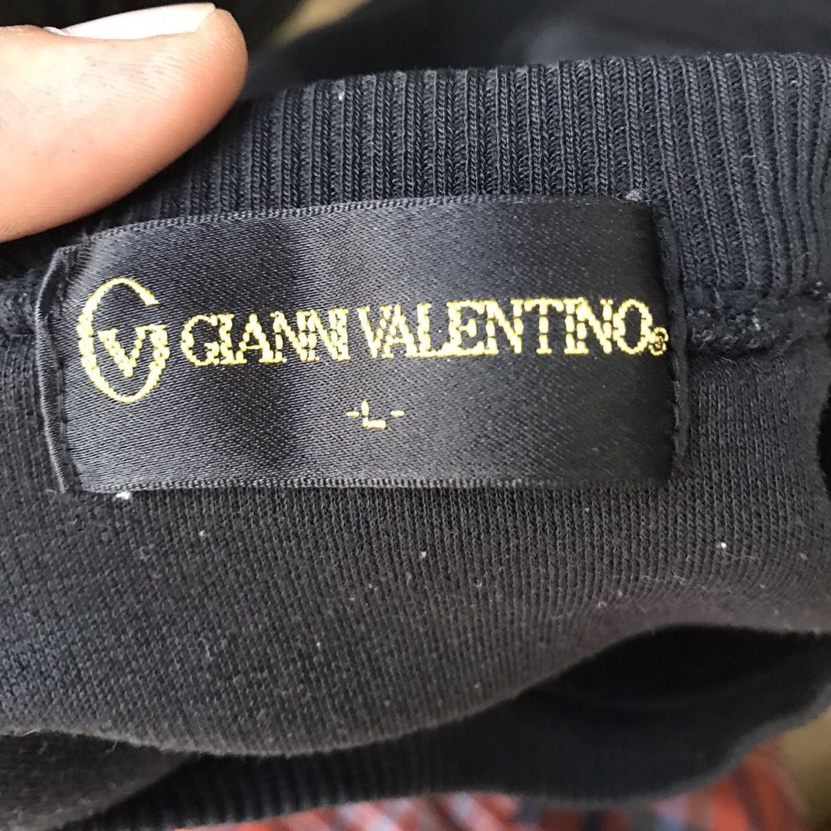 Gianni Valentino × Valentino Vintage Gianni Valentino sweatshirt big logo embroidered Size US L / EU 52-54 / 3 - 5 Thumbnail
