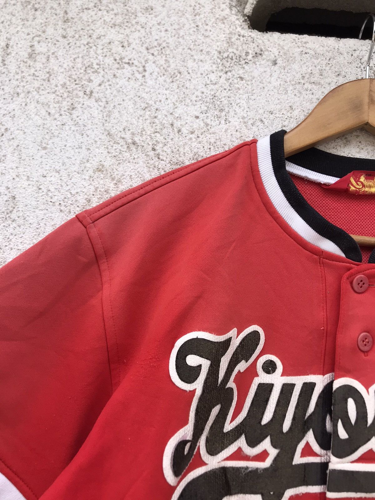 Japanese Brand × Rap Tees × Vintage Faded Kiyosato Baseball Jersey uniform Size US L / EU 52-54 / 3 - 3 Thumbnail