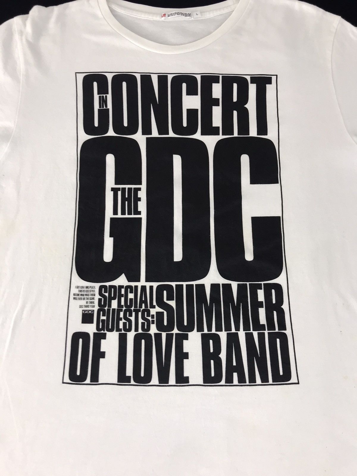 Narcotic GDC × Vintage Vintage The GDC Summer Concert Love Band Narcotic Gdc Tee Size L / US 10 / IT 46 - 2 Thumbnail
