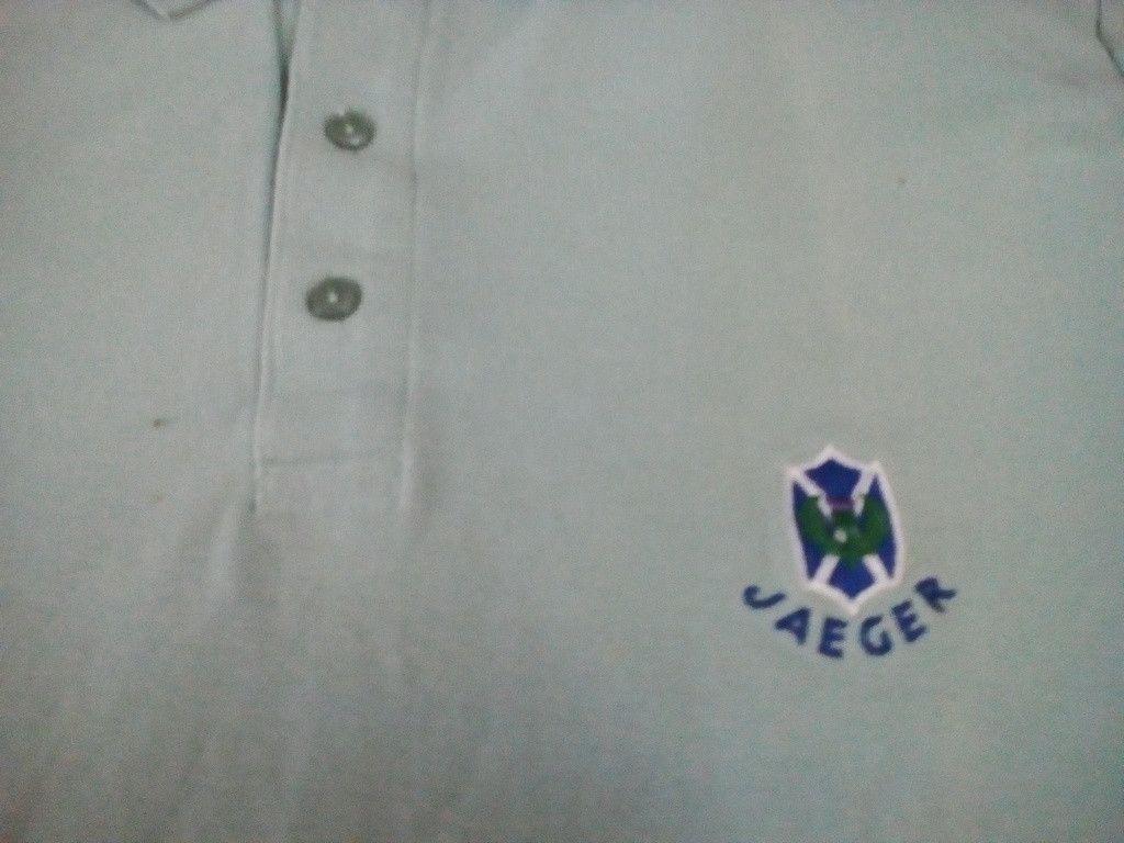 Jaeger × Vintage Mens Jaeger Polo Tee Made In Great Britain Casual Tee Size US M / EU 48-50 / 2 - 2 Thumbnail