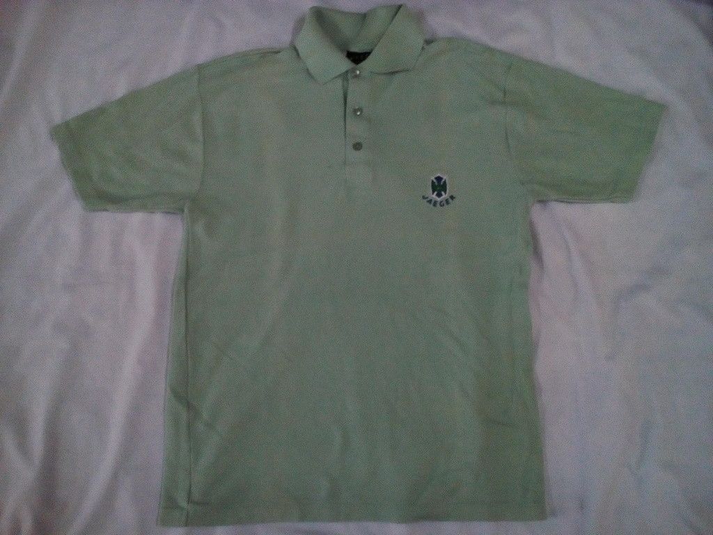 Jaeger × Vintage Mens Jaeger Polo Tee Made In Great Britain Casual Tee Size US M / EU 48-50 / 2 - 1 Thumbnail