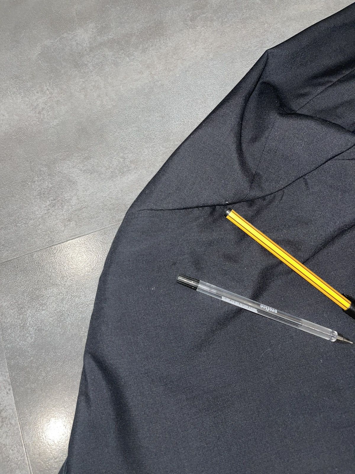 Vintage Kenzo Black Wool Stuit