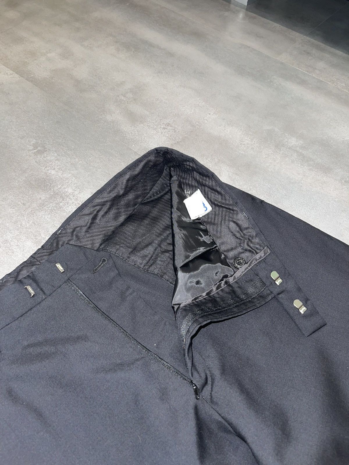 Vintage Kenzo Black Wool Stuit