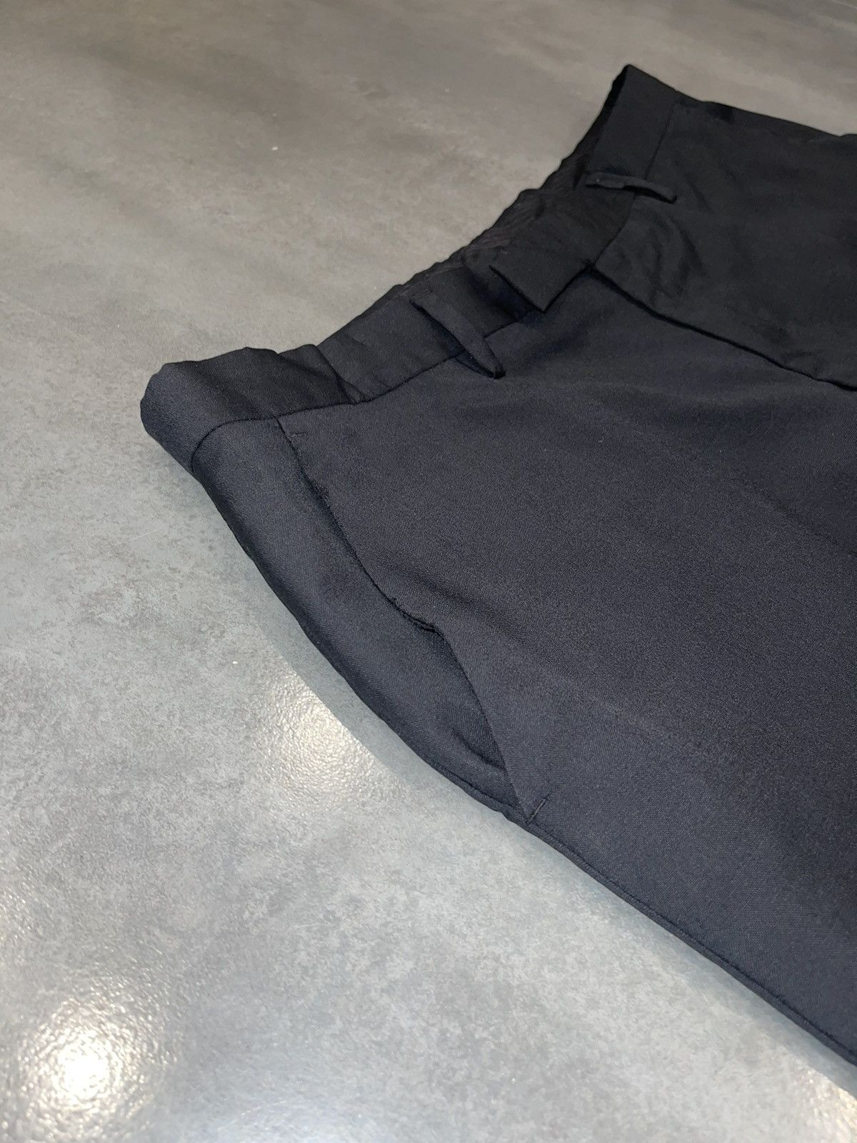 Vintage Kenzo Black Wool Stuit