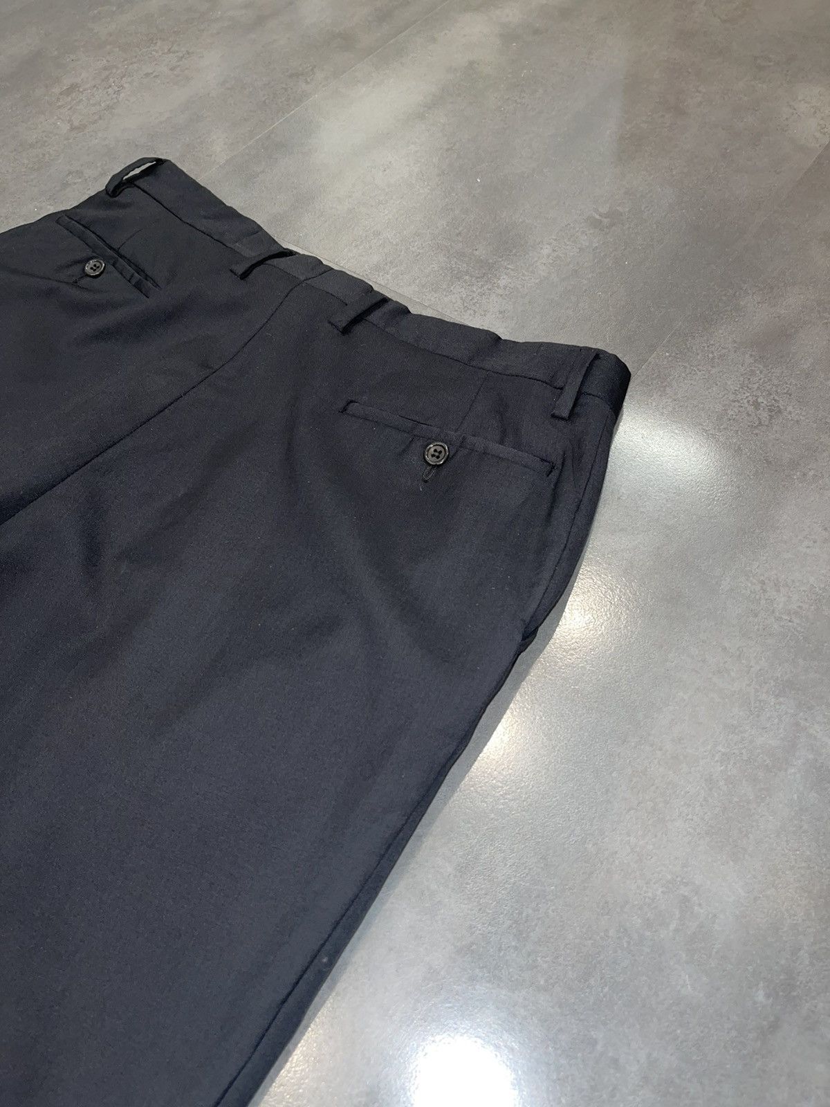 Vintage Kenzo Black Wool Stuit