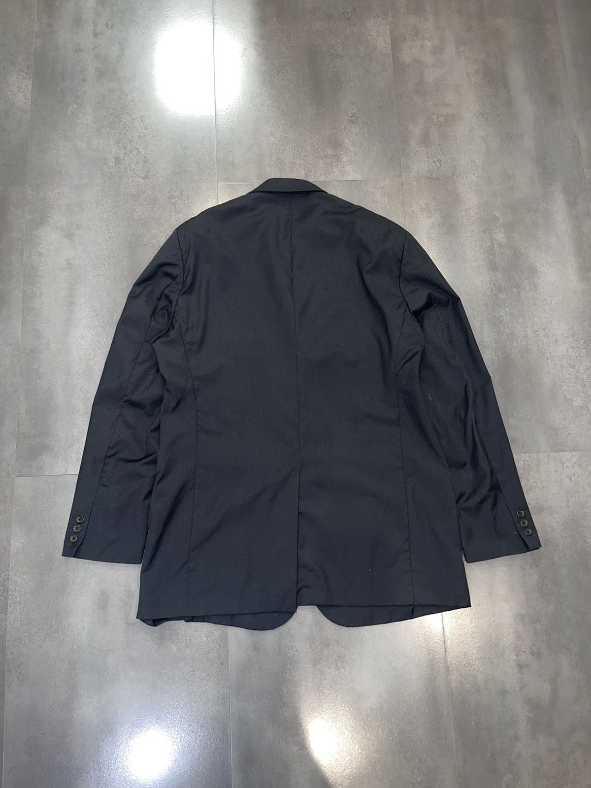 Vintage Kenzo Black Wool Stuit